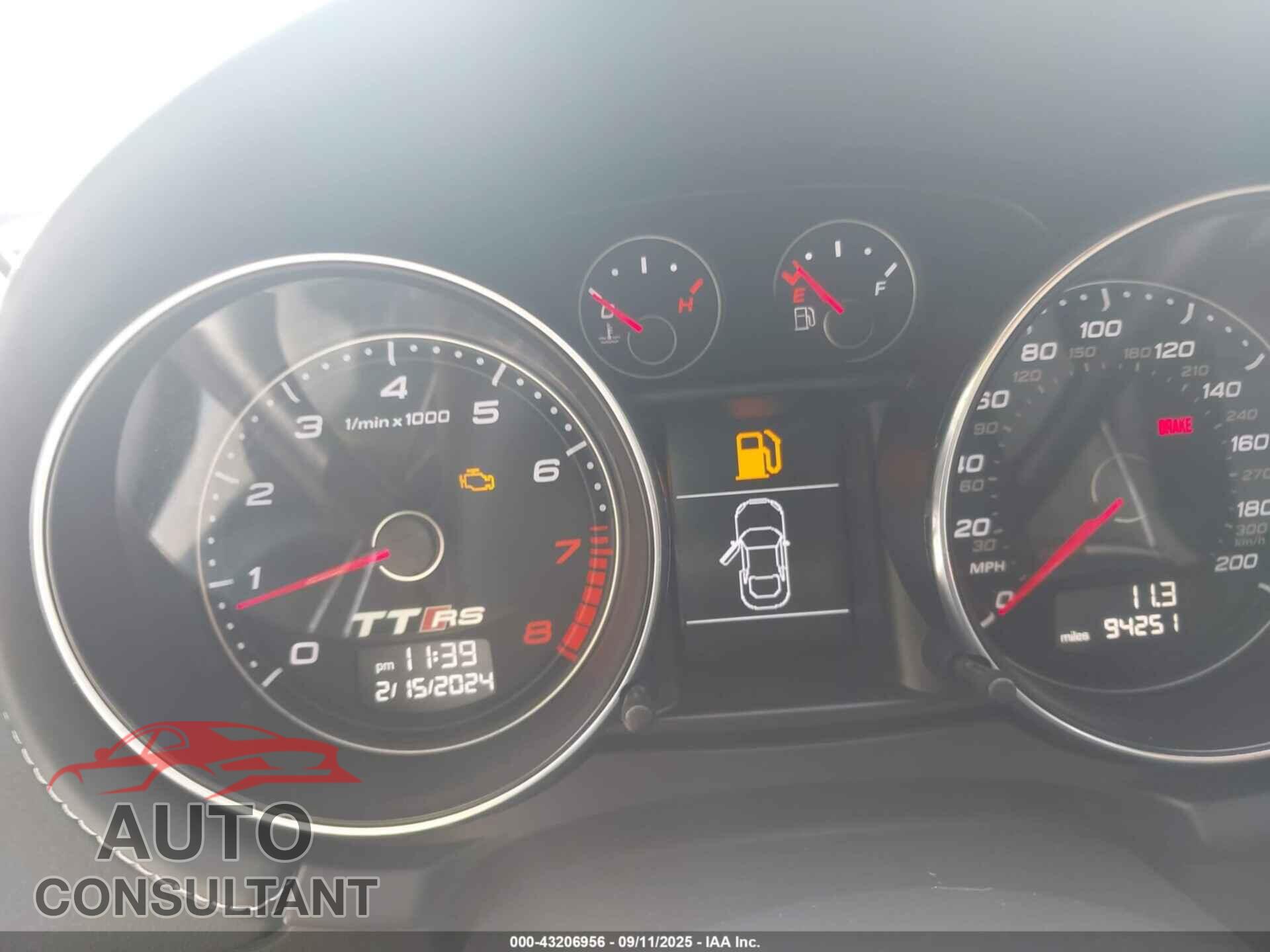 AUDI TT RS 2012 - TRUB3AFK9C1901144