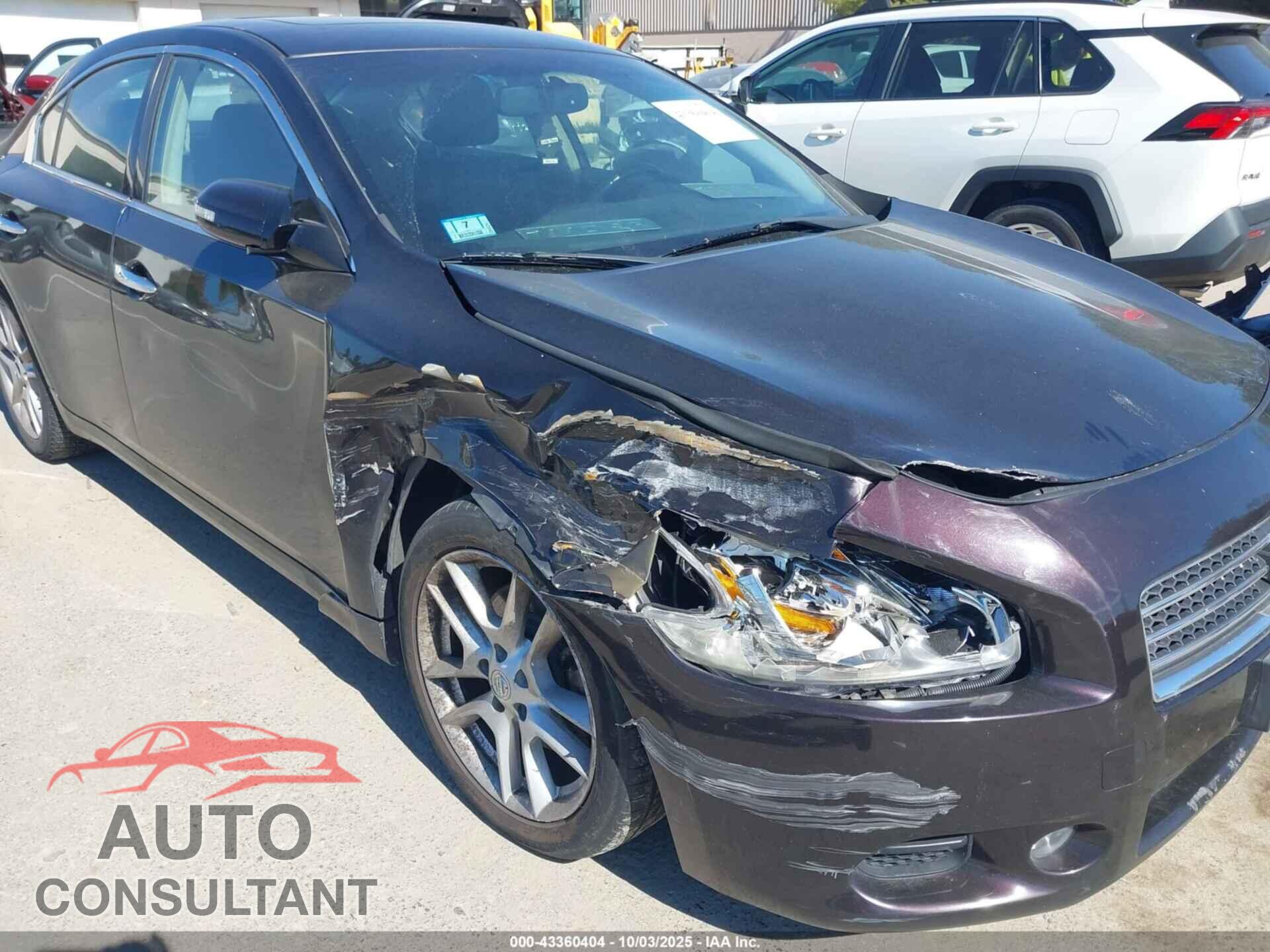 NISSAN MAXIMA 2011 - 1N4AA5AP3BC831753