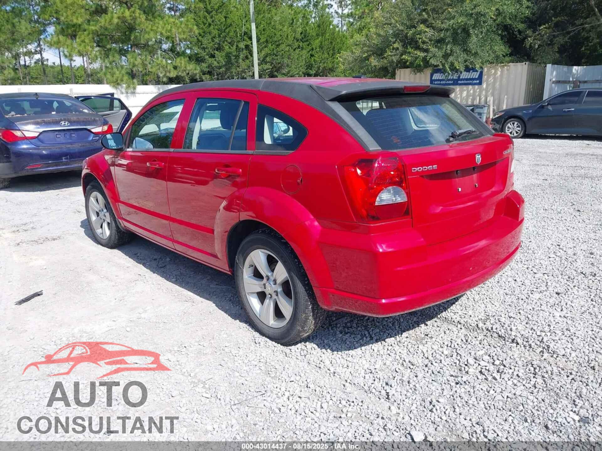 DODGE CALIBER 2012 - 1C3CDWDA1CD532365