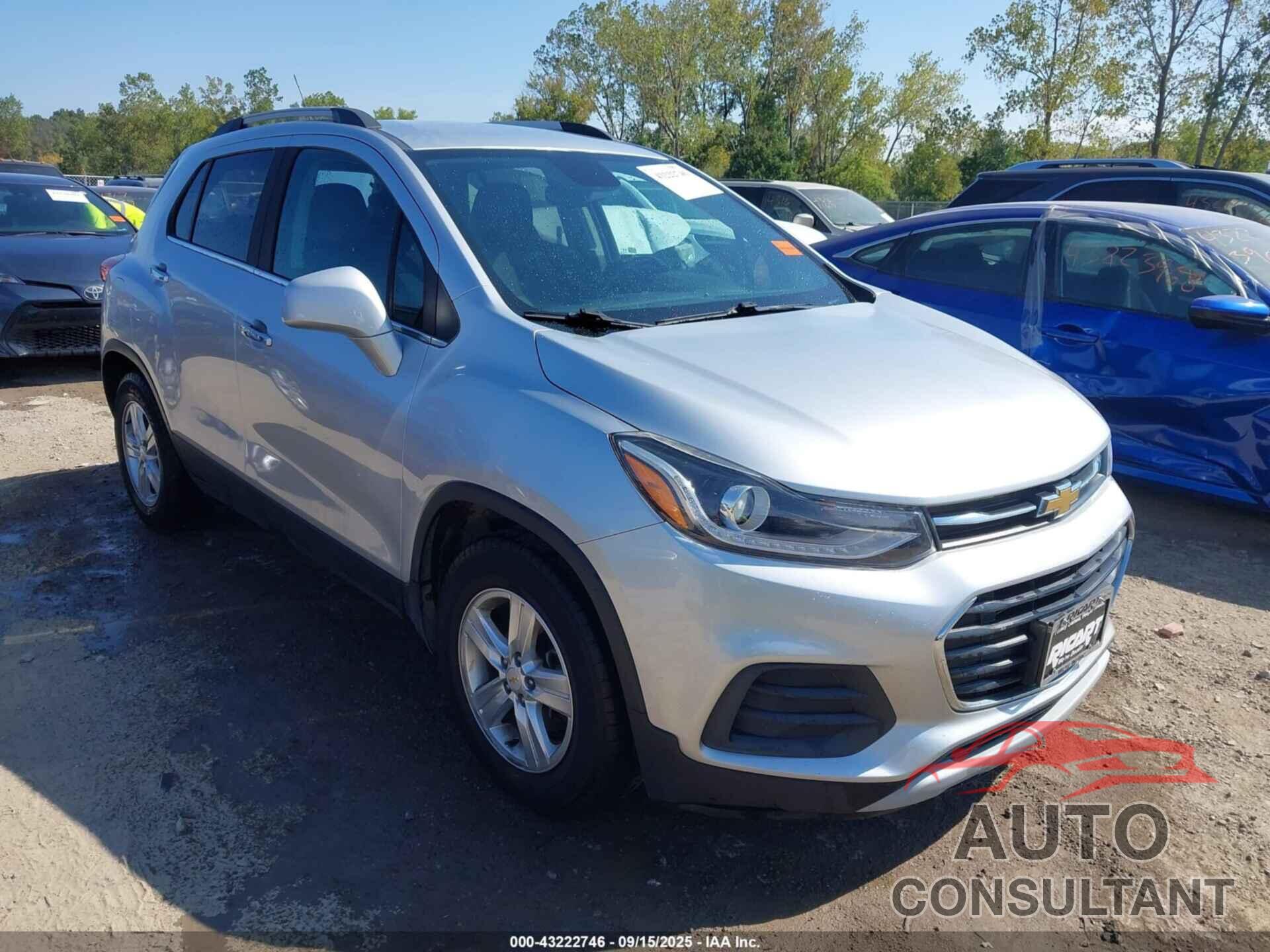 CHEVROLET TRAX 2018 - KL7CJLSB5JB687943