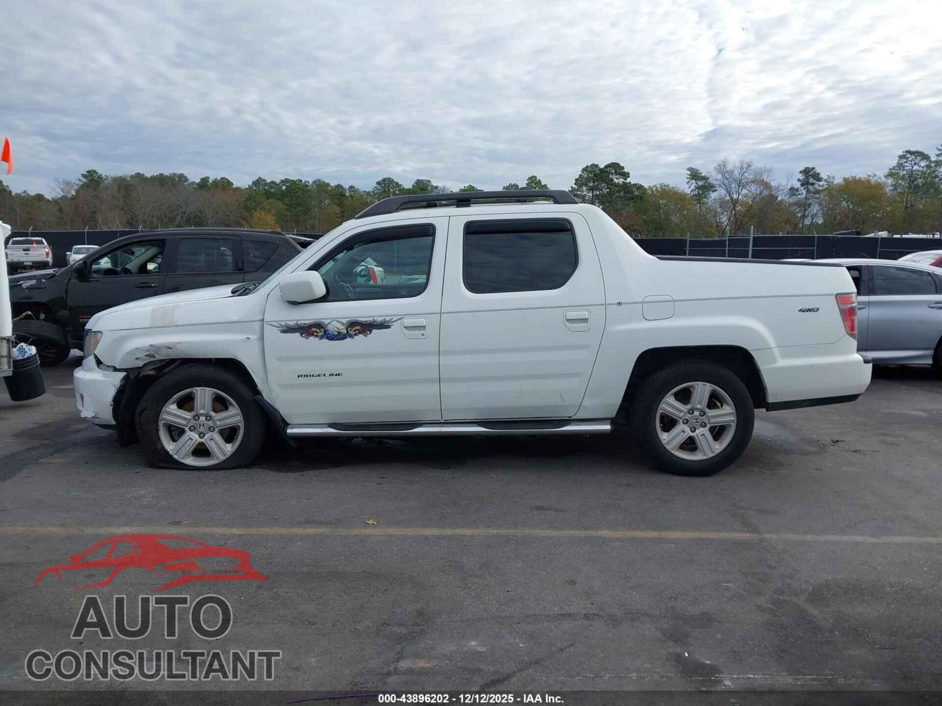HONDA RIDGELINE 2012 - 5FPYK1F5XCB456381