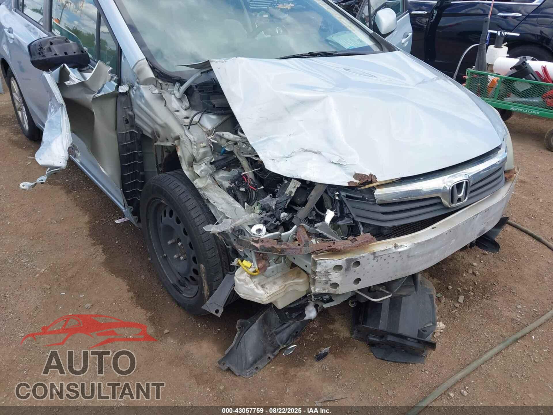 HONDA CIVIC 2012 - 19XFB2F81CE005359