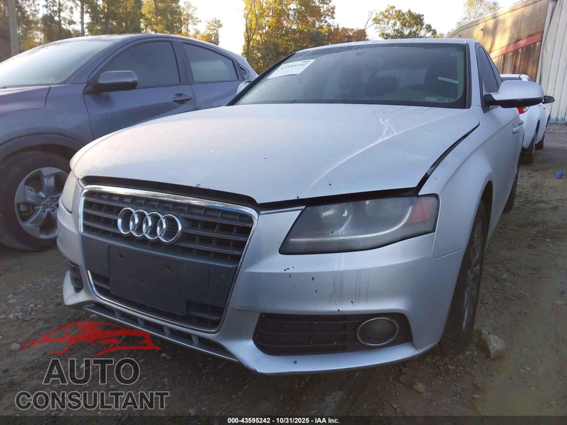 AUDI A4 2012 - WAUAFAFL6CA048558