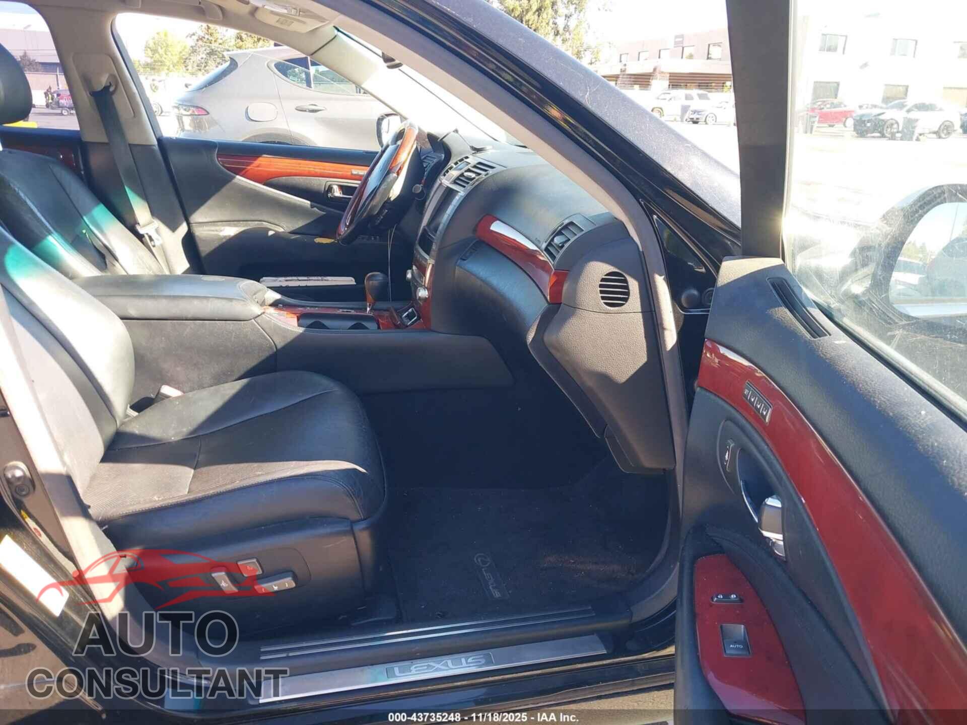 LEXUS LS 460 2012 - JTHGL5EF4C5046470