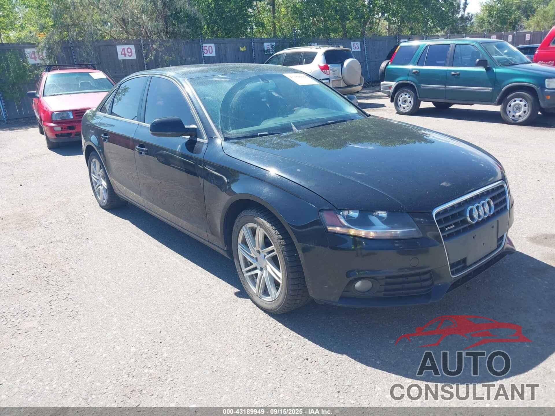 AUDI A4 2012 - WAUBFAFL2CN010161