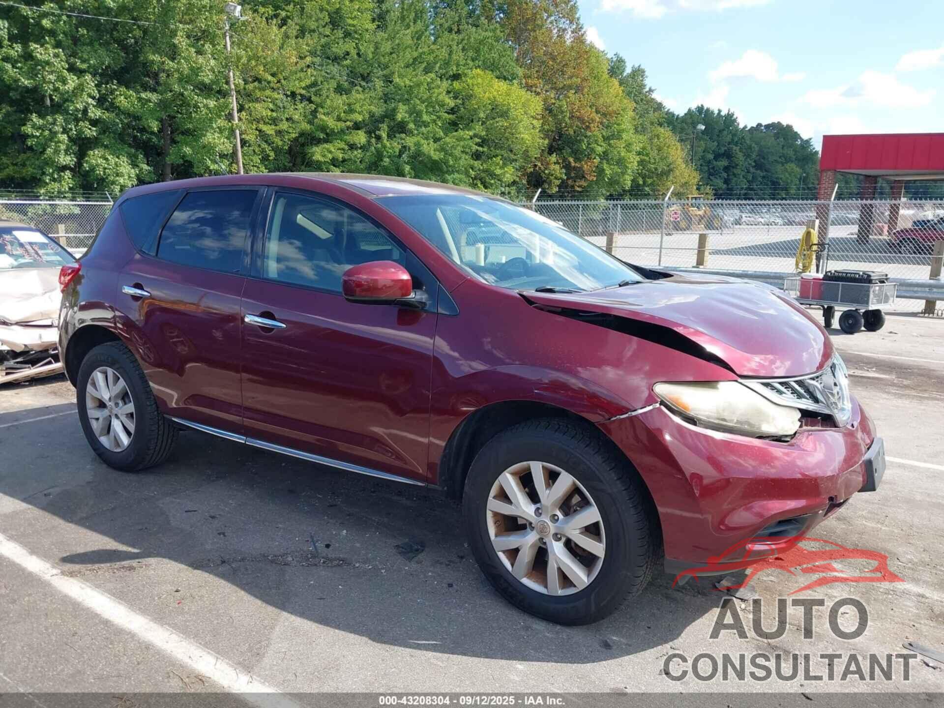 NISSAN MURANO 2011 - JN8AZ1MW8BW185854