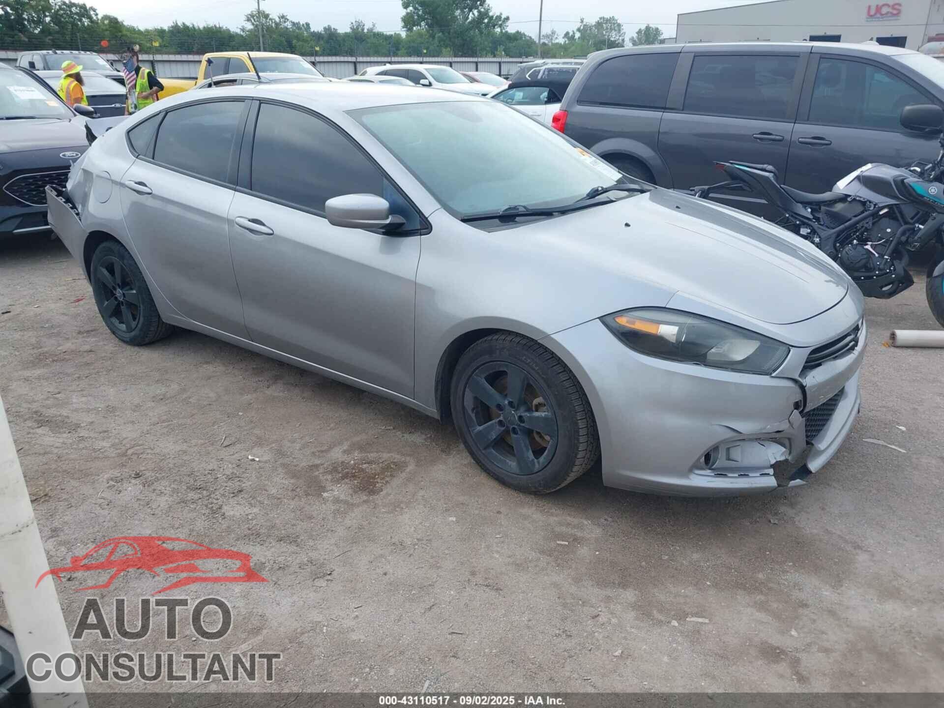 DODGE DART 2015 - 1C3CDFBB5FD420782