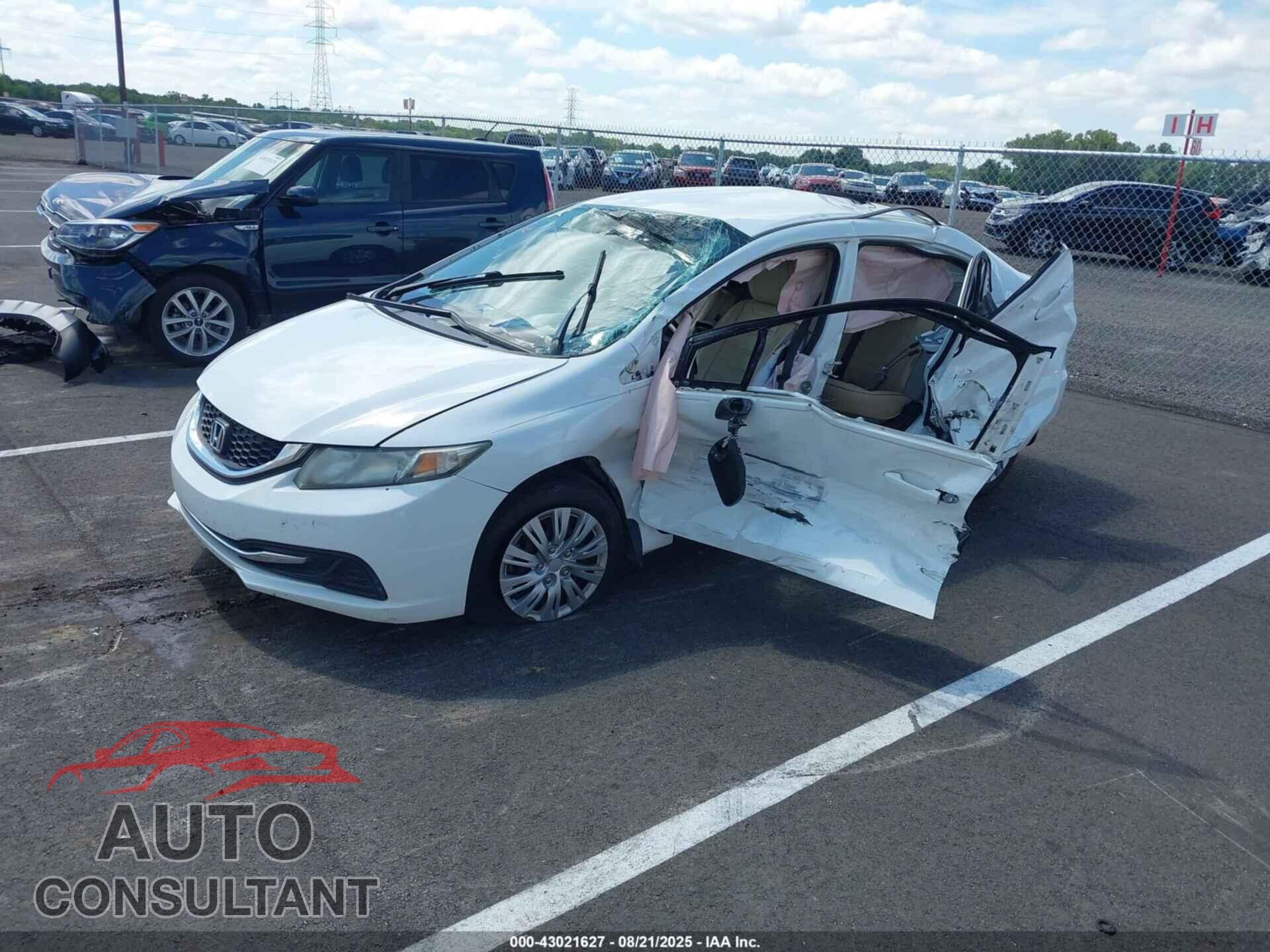 HONDA CIVIC 2014 - 19XFB2F51EE002826