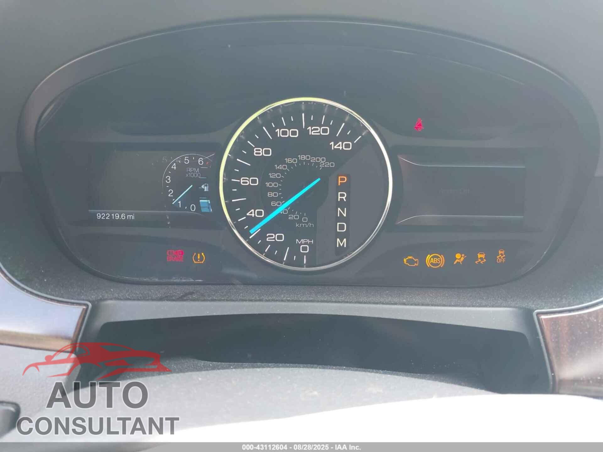 FORD EDGE 2011 - 2FMDK3KC9BBA53958