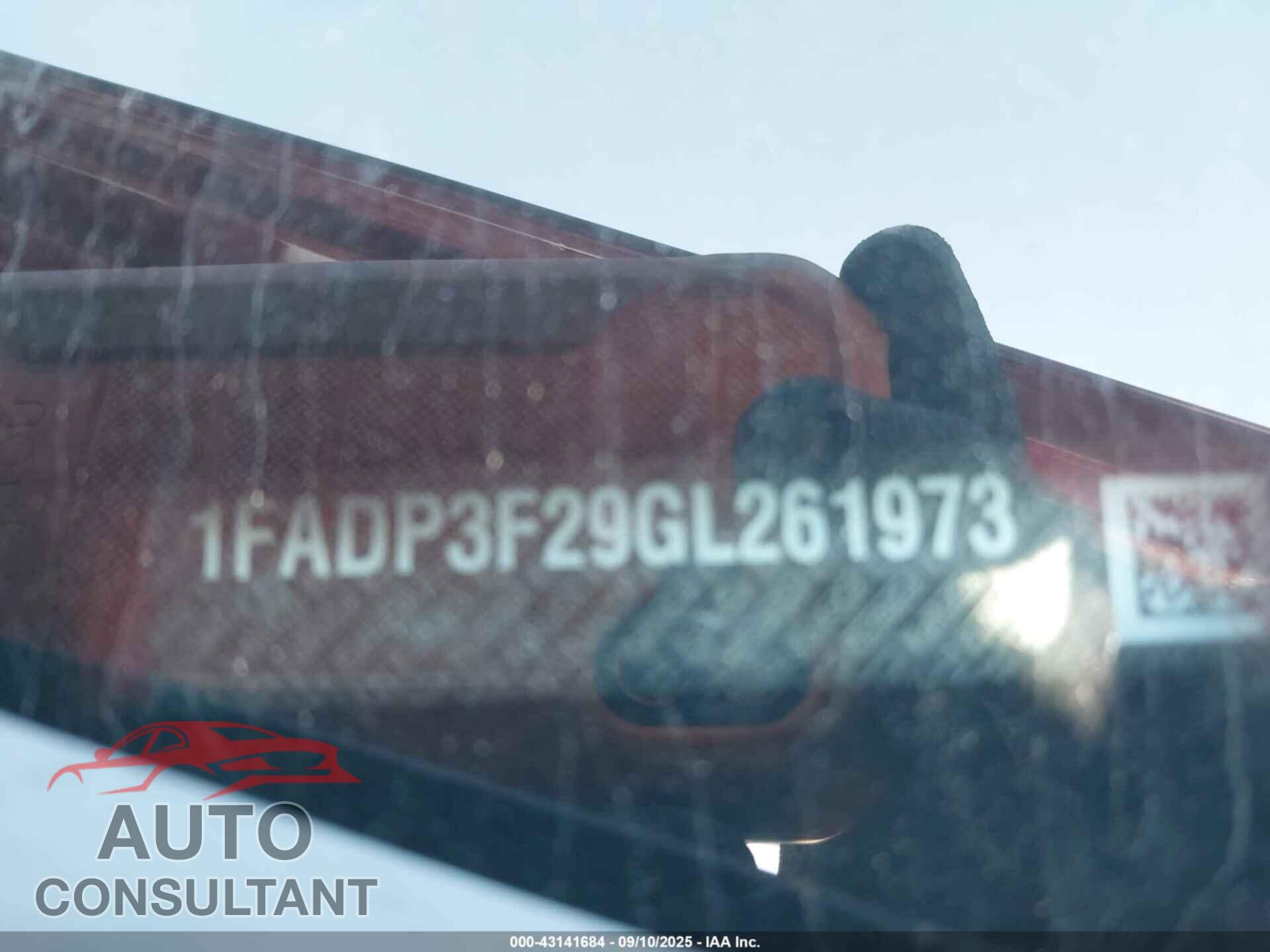 FORD FOCUS 2016 - 1FADP3F29GL261973