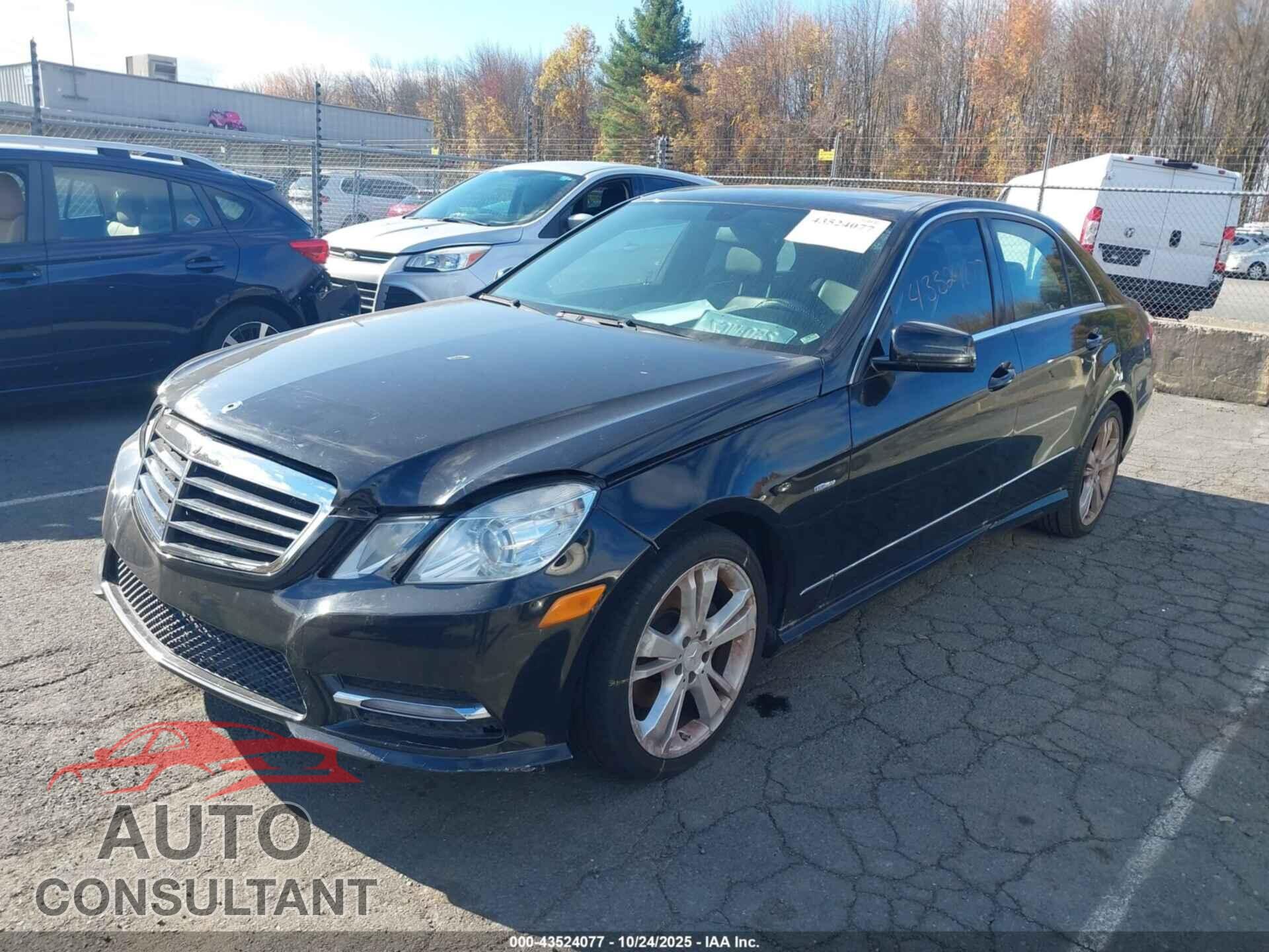 MERCEDES-BENZ E 350 2012 - WDDHF8JB1CA544043