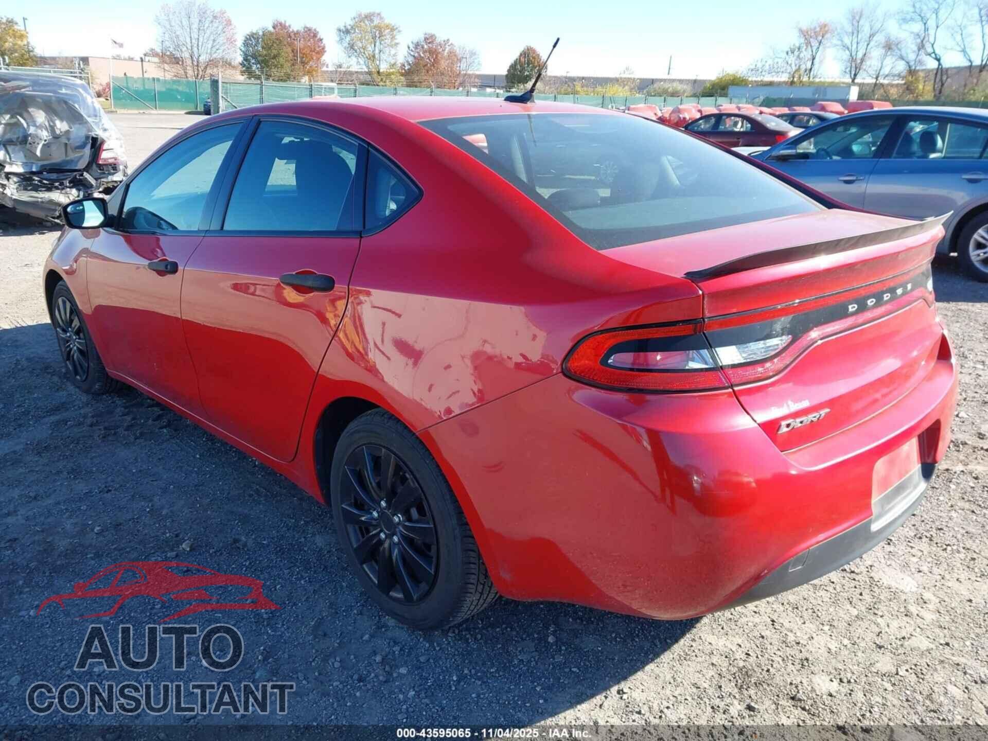 DODGE DART 2013 - 1C3CDFAA3DD287770