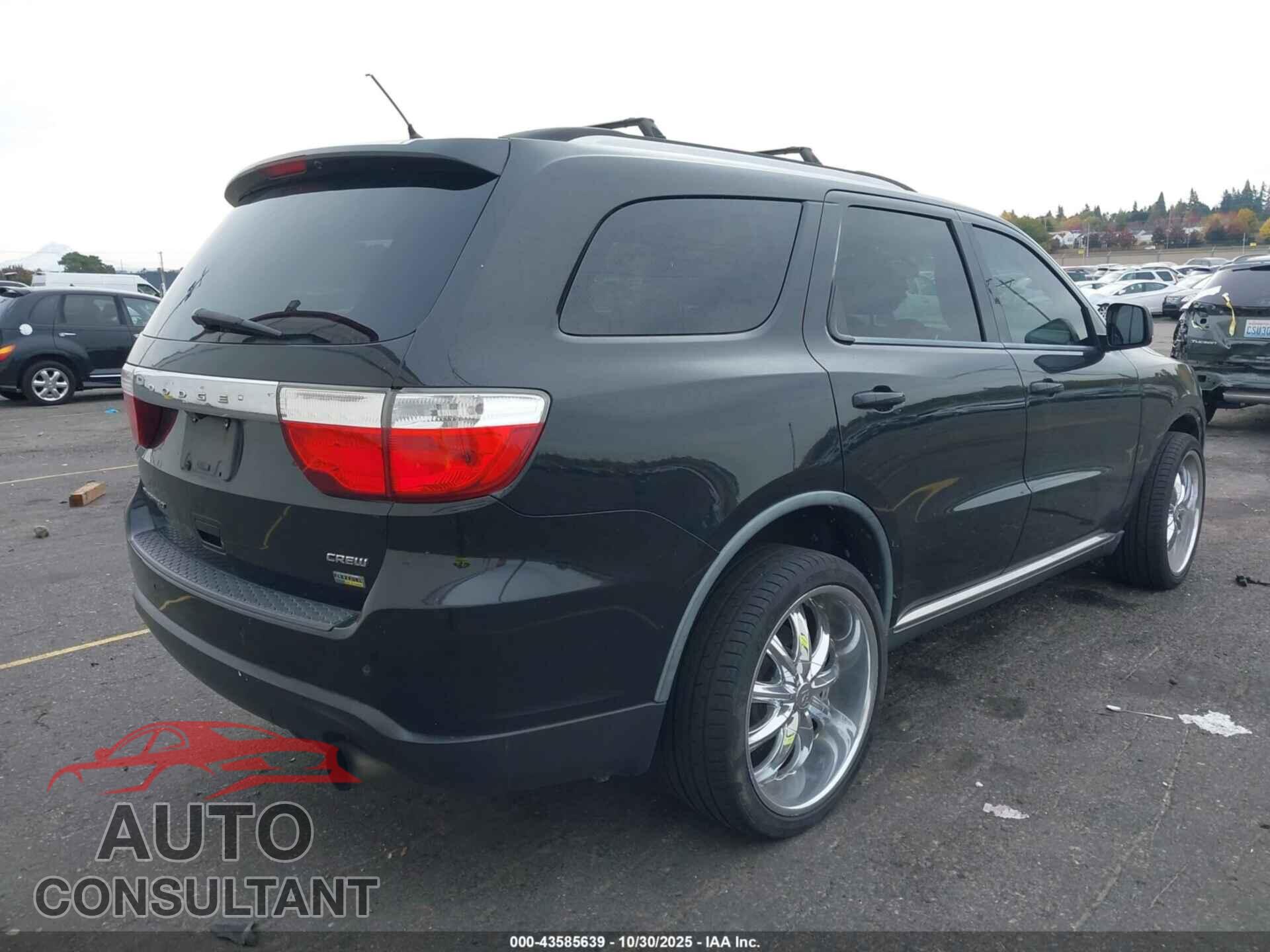 DODGE DURANGO 2012 - 1C4RDHDG5CC158533