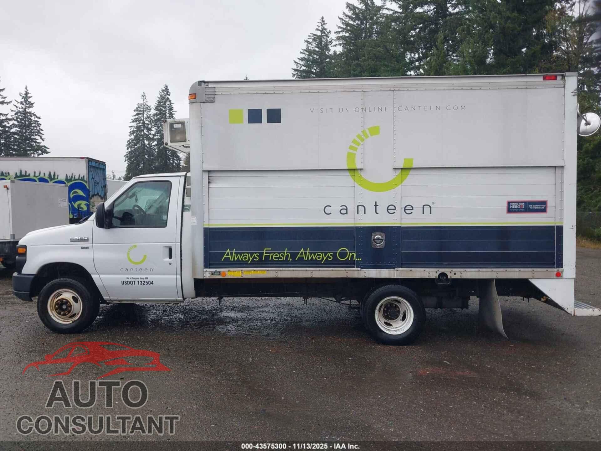 FORD E-450 CUTAWAY 2012 - 1FDXE4FL2CDA50514