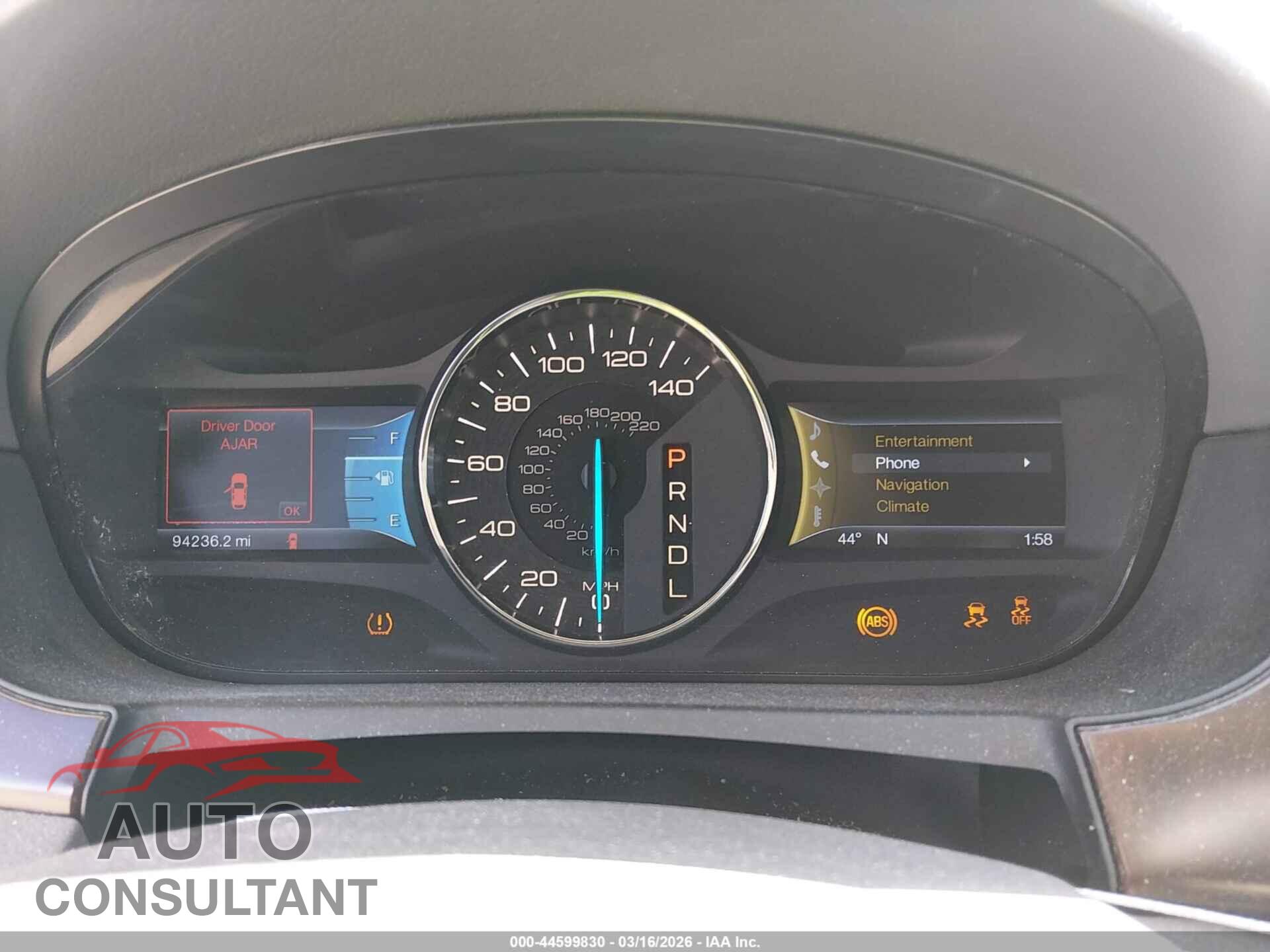 FORD EDGE 2012 - 2FMDK3K97CBA44469