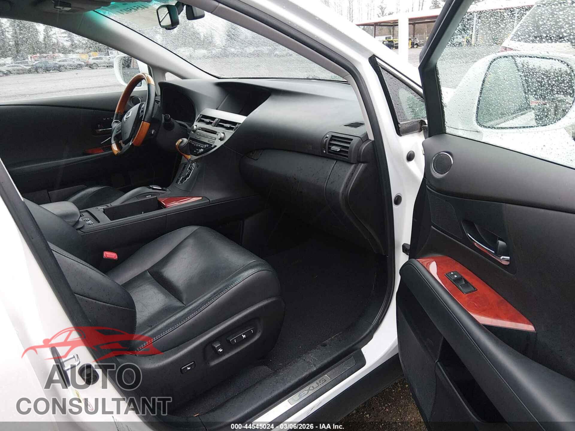 LEXUS RX 350 2011 - 2T2BK1BA0BC116074