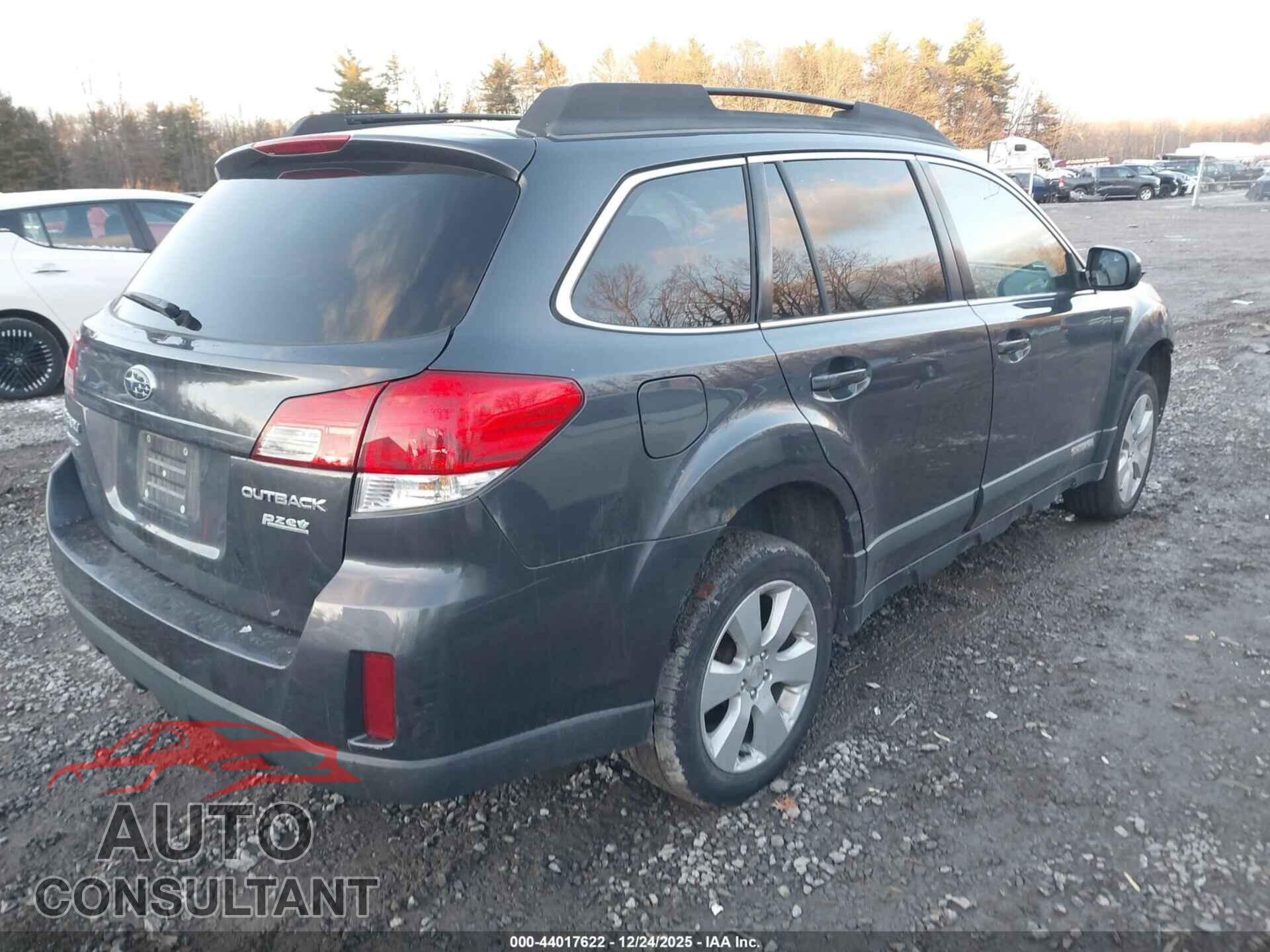 SUBARU OUTBACK 2012 - 4S4BRBCC1C3234579