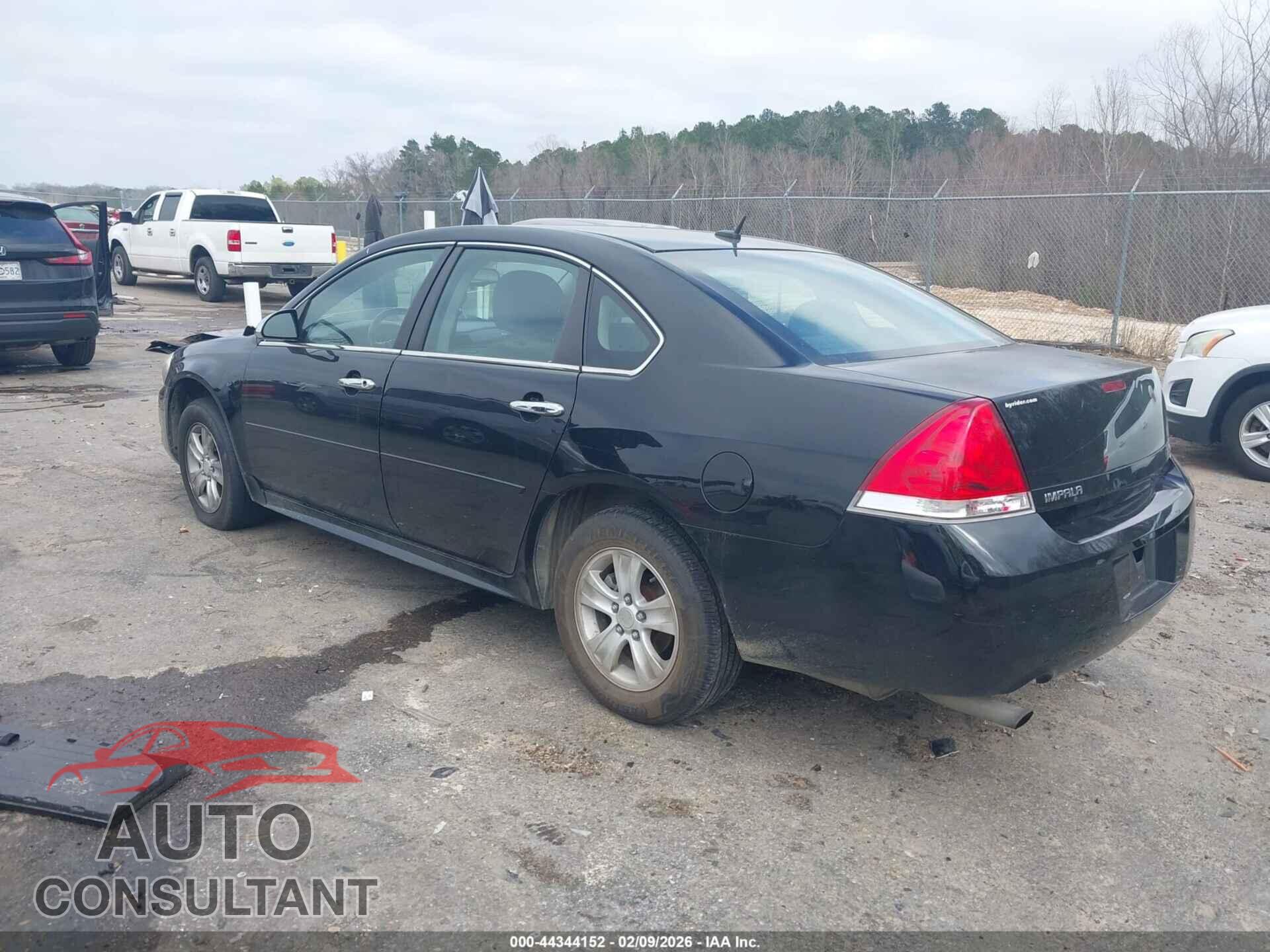 CHEVROLET IMPALA 2012 - 2G1WF5E37C1203509