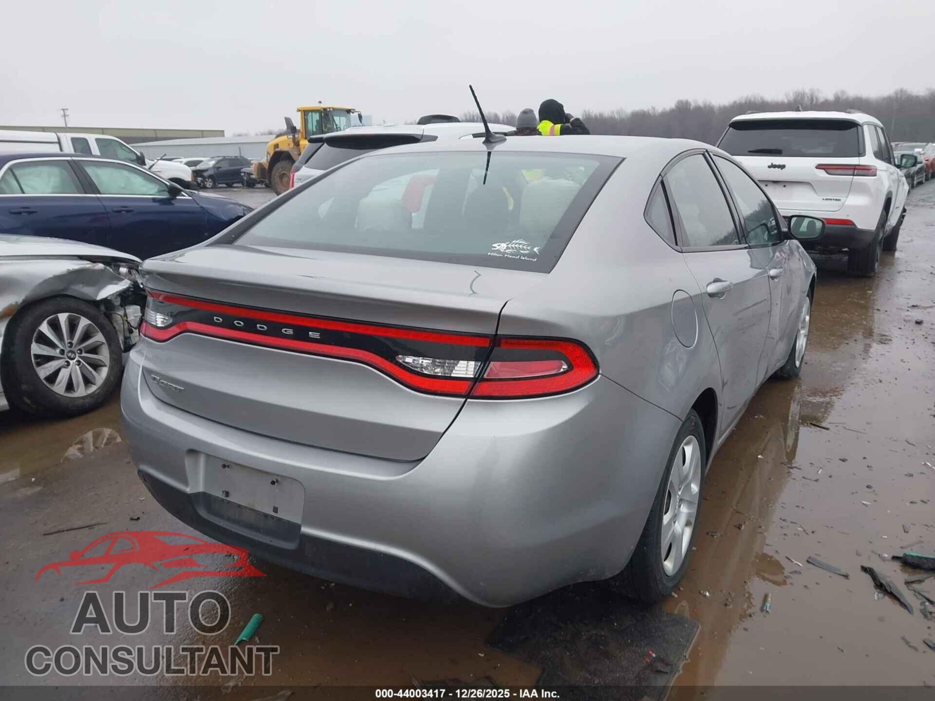 DODGE DART 2015 - 1C3CDFAAXFD301635