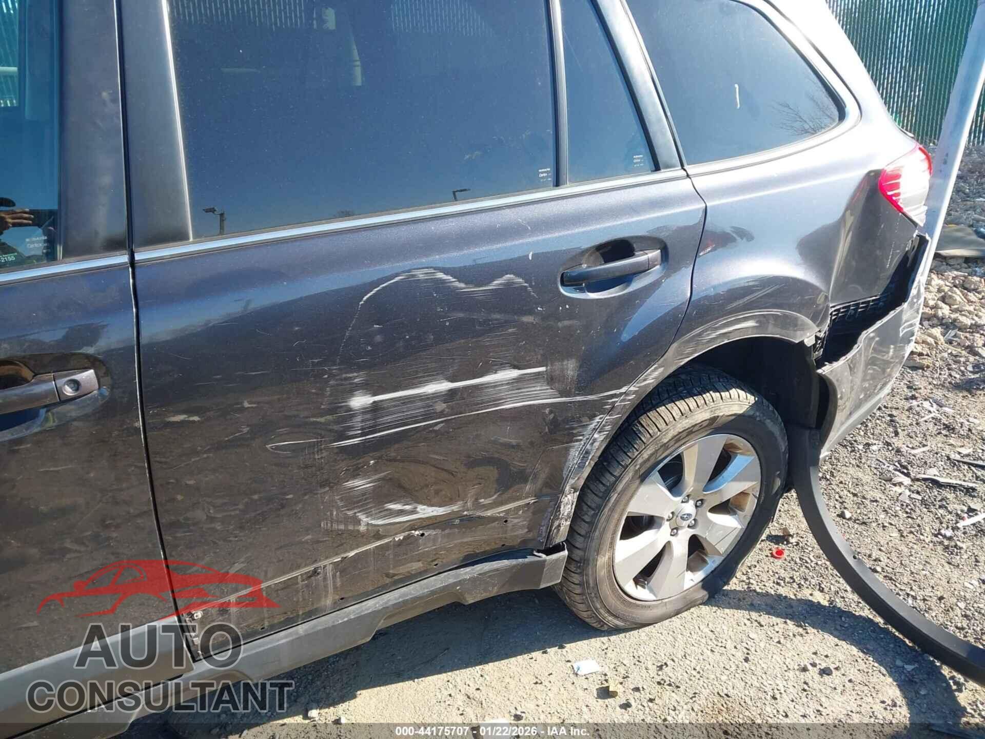 SUBARU OUTBACK 2011 - 4S4BRBLC2B3443263