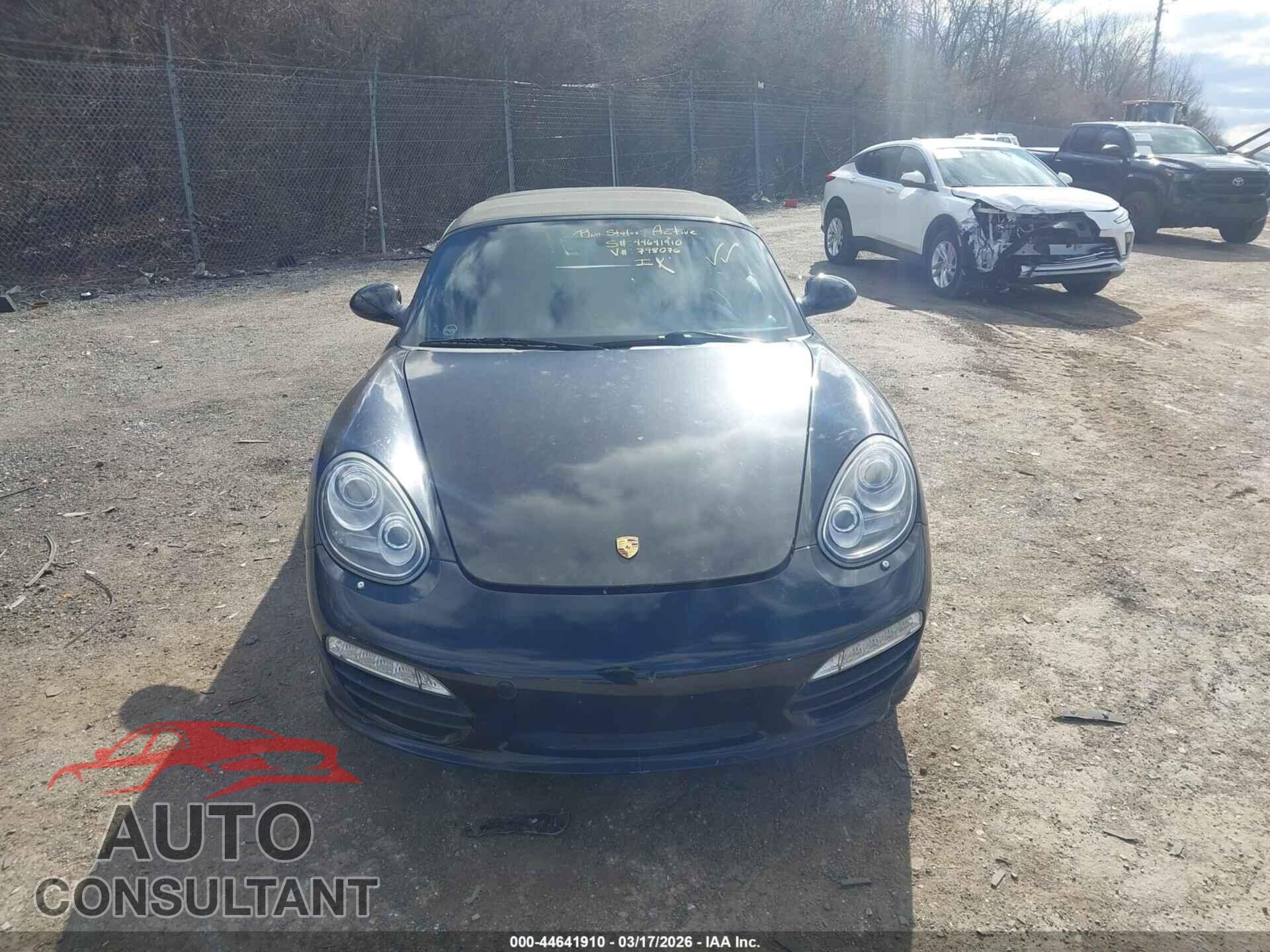 PORSCHE BOXSTER 2012 - WP0CB2A89CS798076
