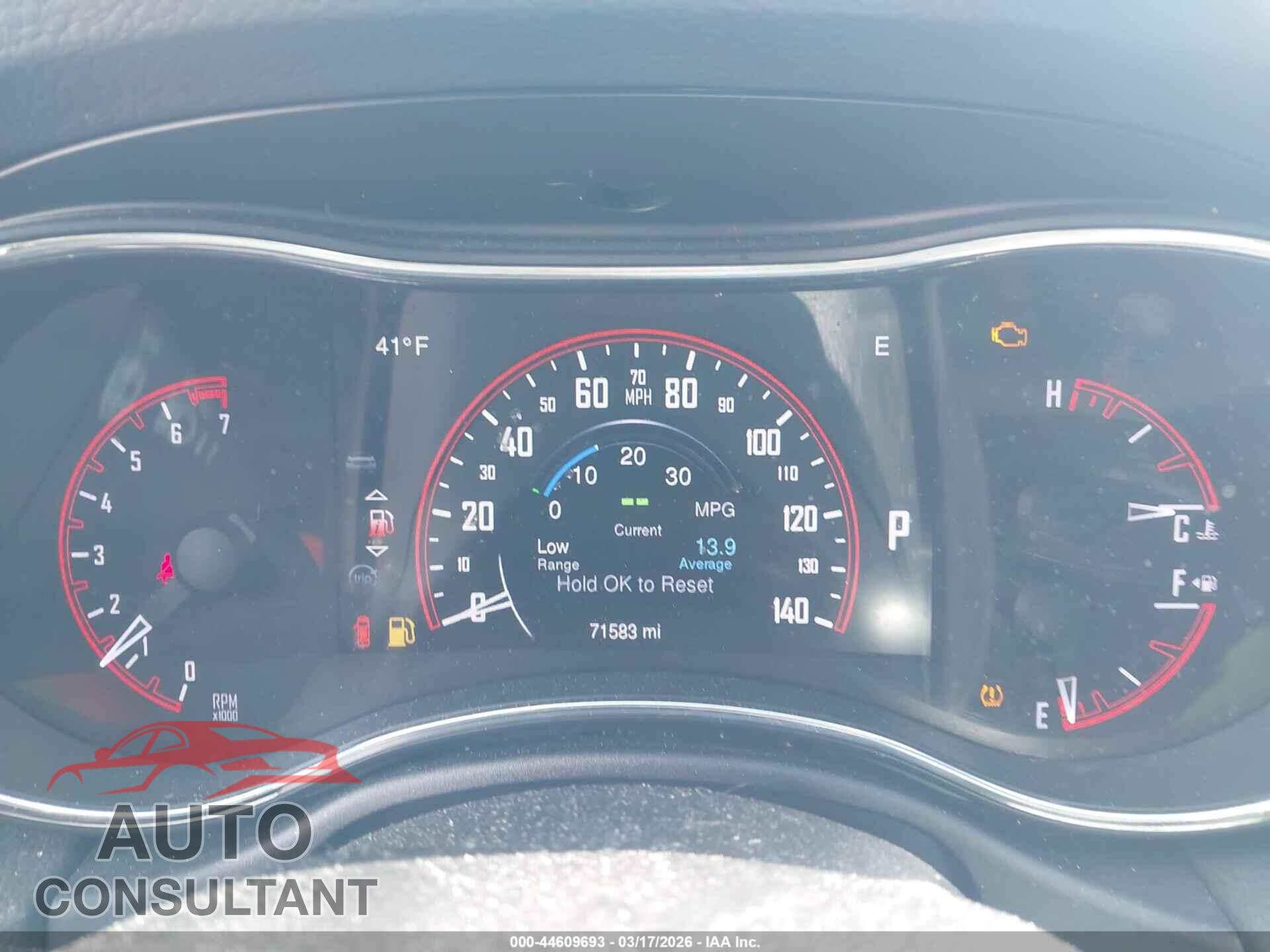 DODGE DURANGO 2015 - 1C4RDJAGXFC202672