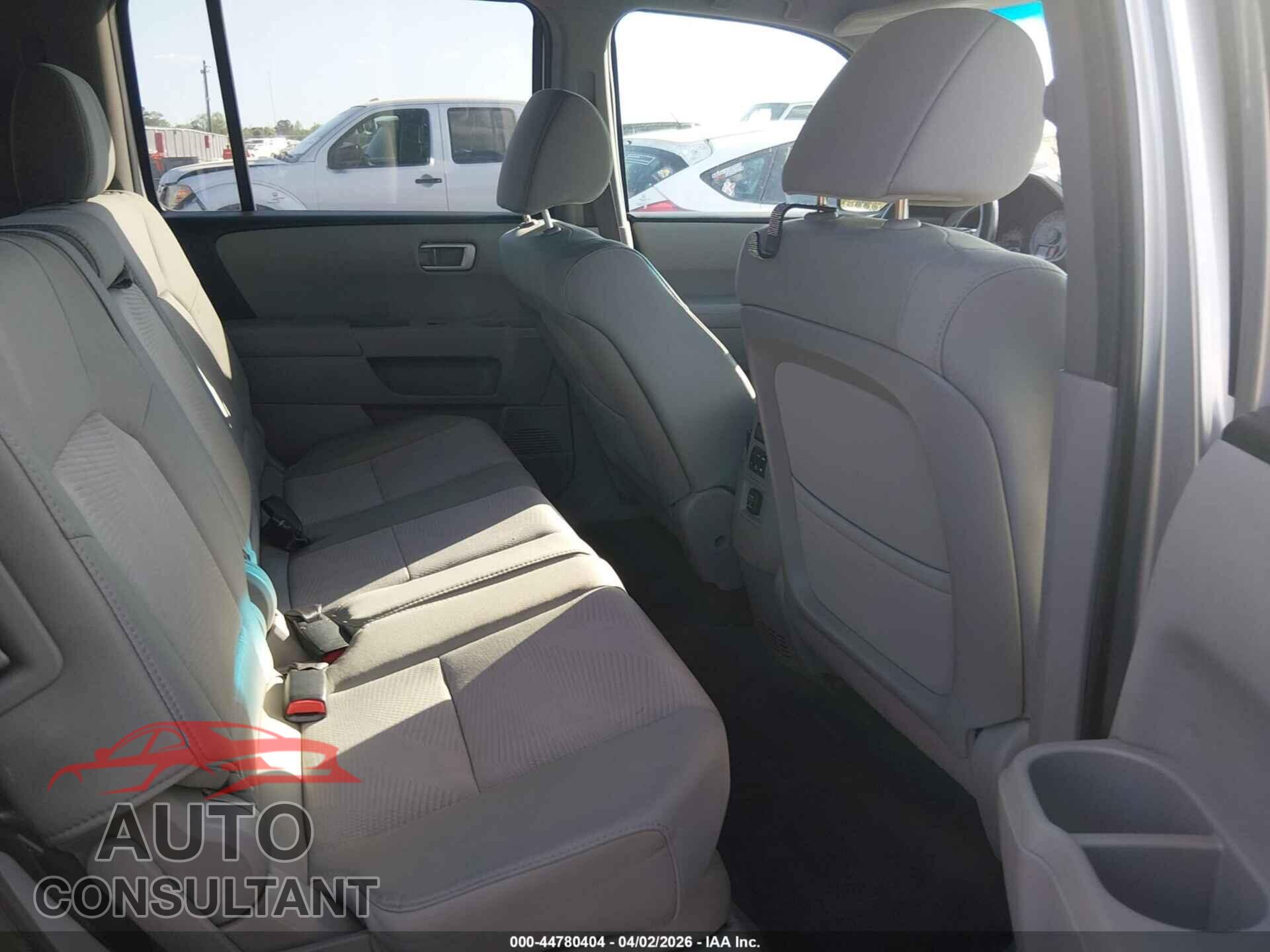 HONDA PILOT 2013 - 5FNYF3H29DB042196