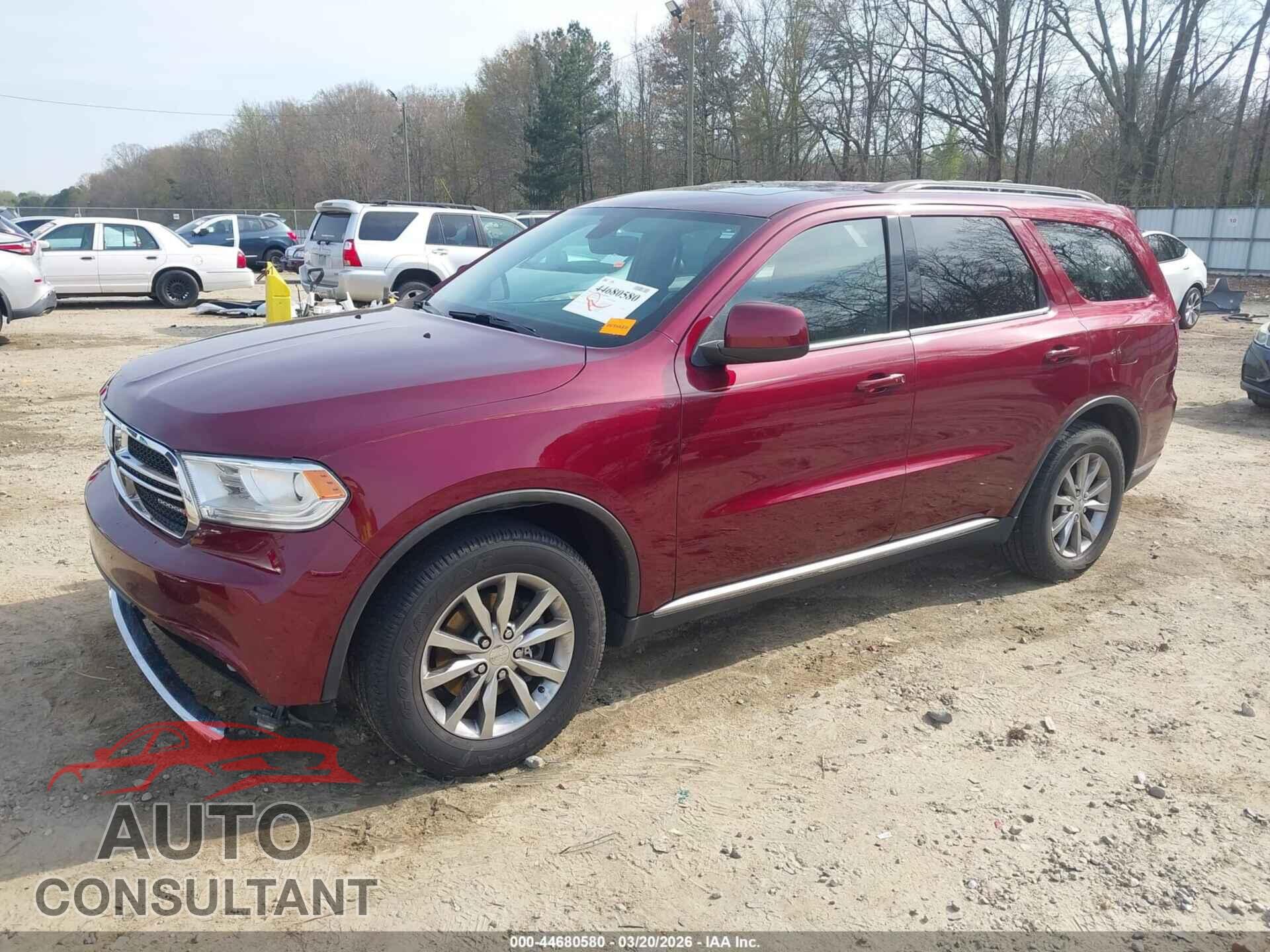 DODGE DURANGO 2017 - 1C4RDJAGXHC945609