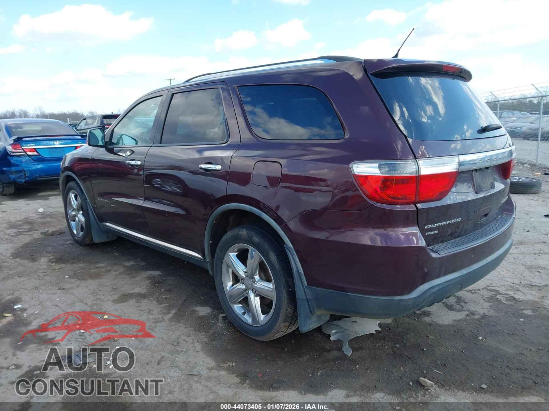DODGE DURANGO 2012 - 1C4RDJEG1CC291960