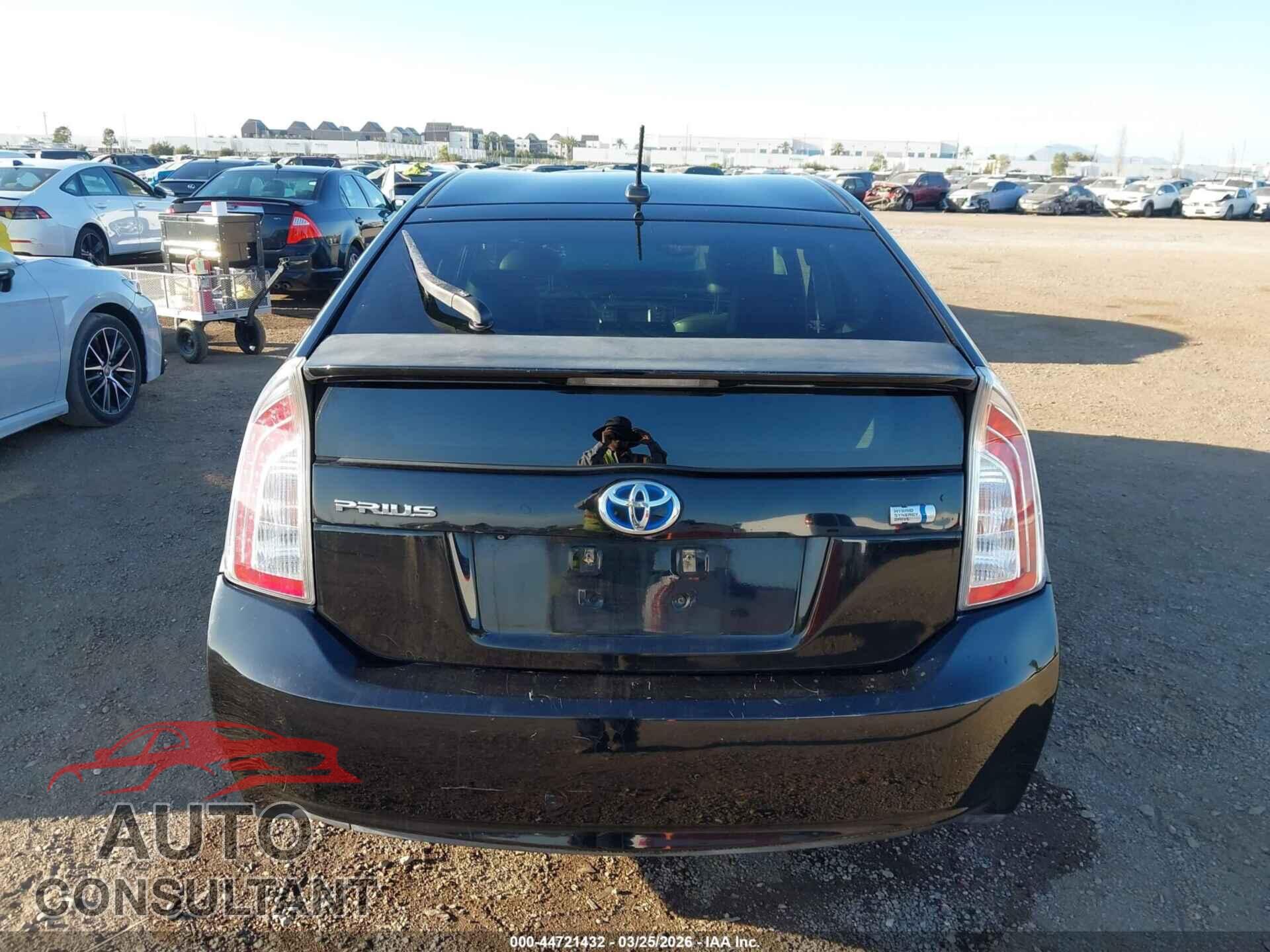 TOYOTA PRIUS 2013 - JTDKN3DU9D5572959