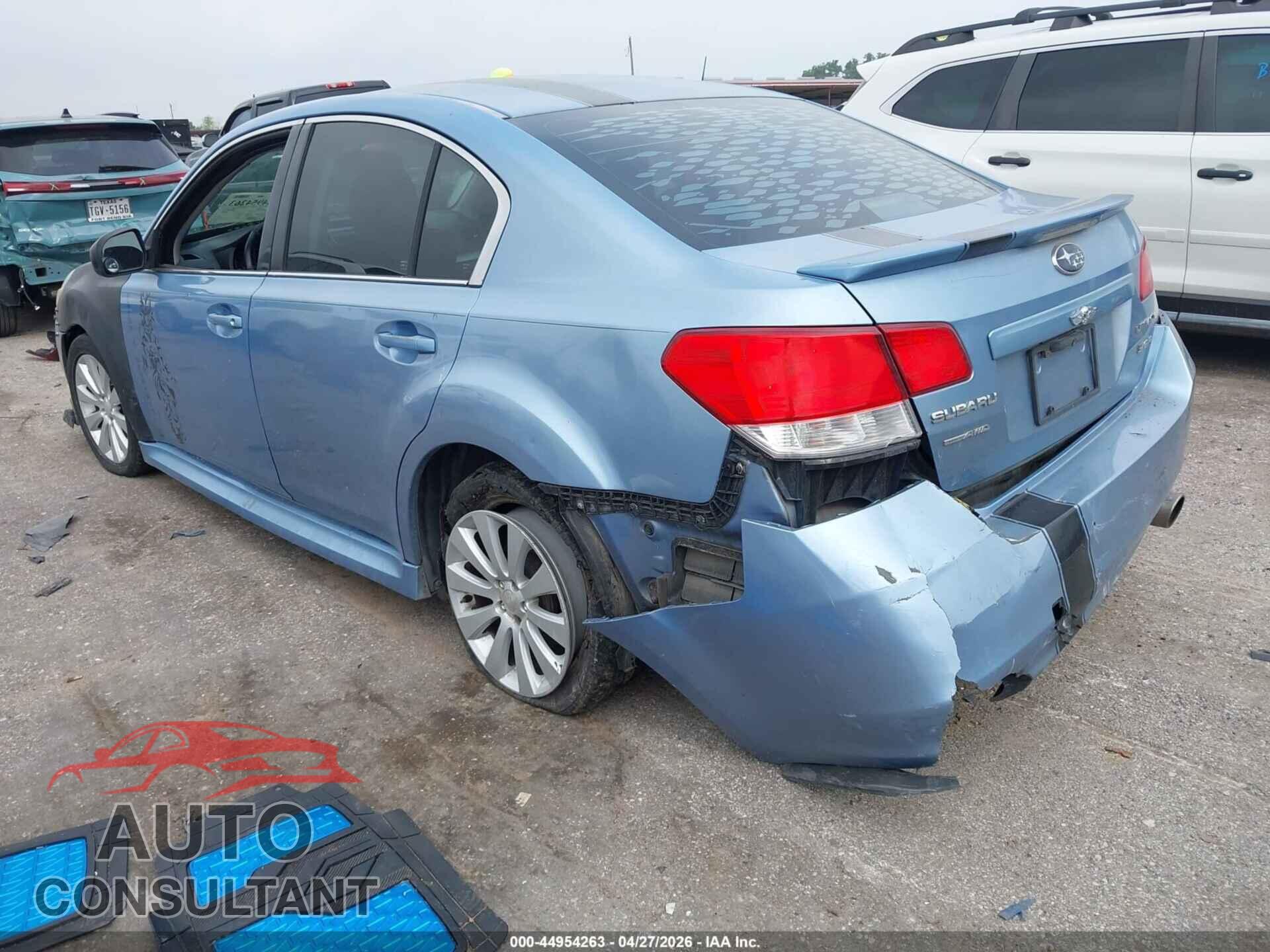 SUBARU LEGACY 2010 - 4S3BMEH66A2232563