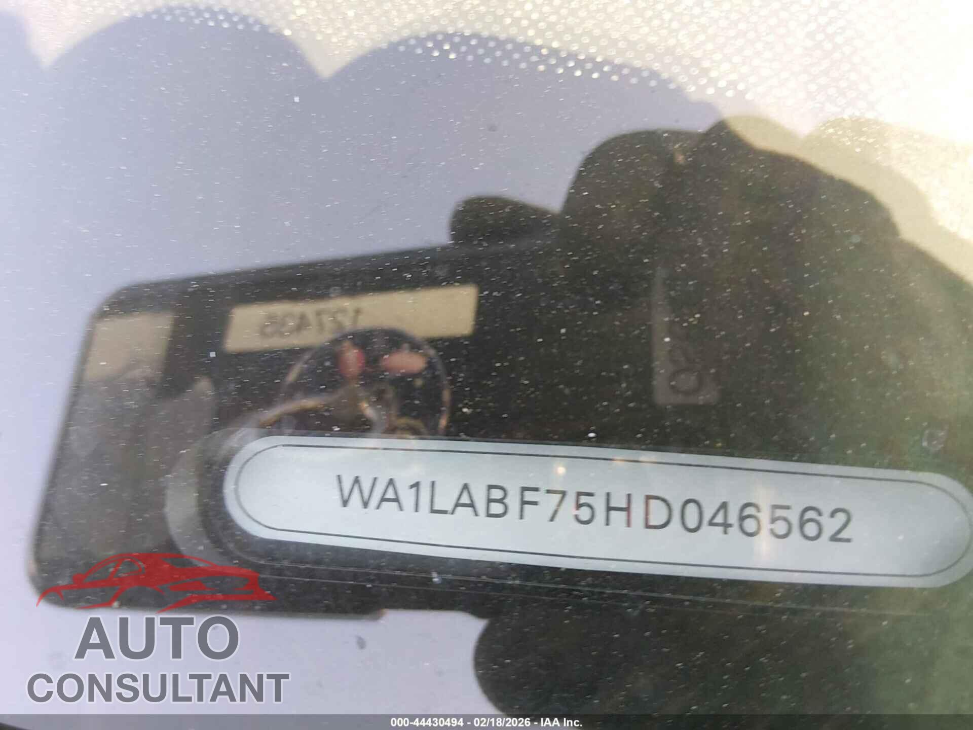 AUDI Q7 2017 - WA1LABF75HD046562