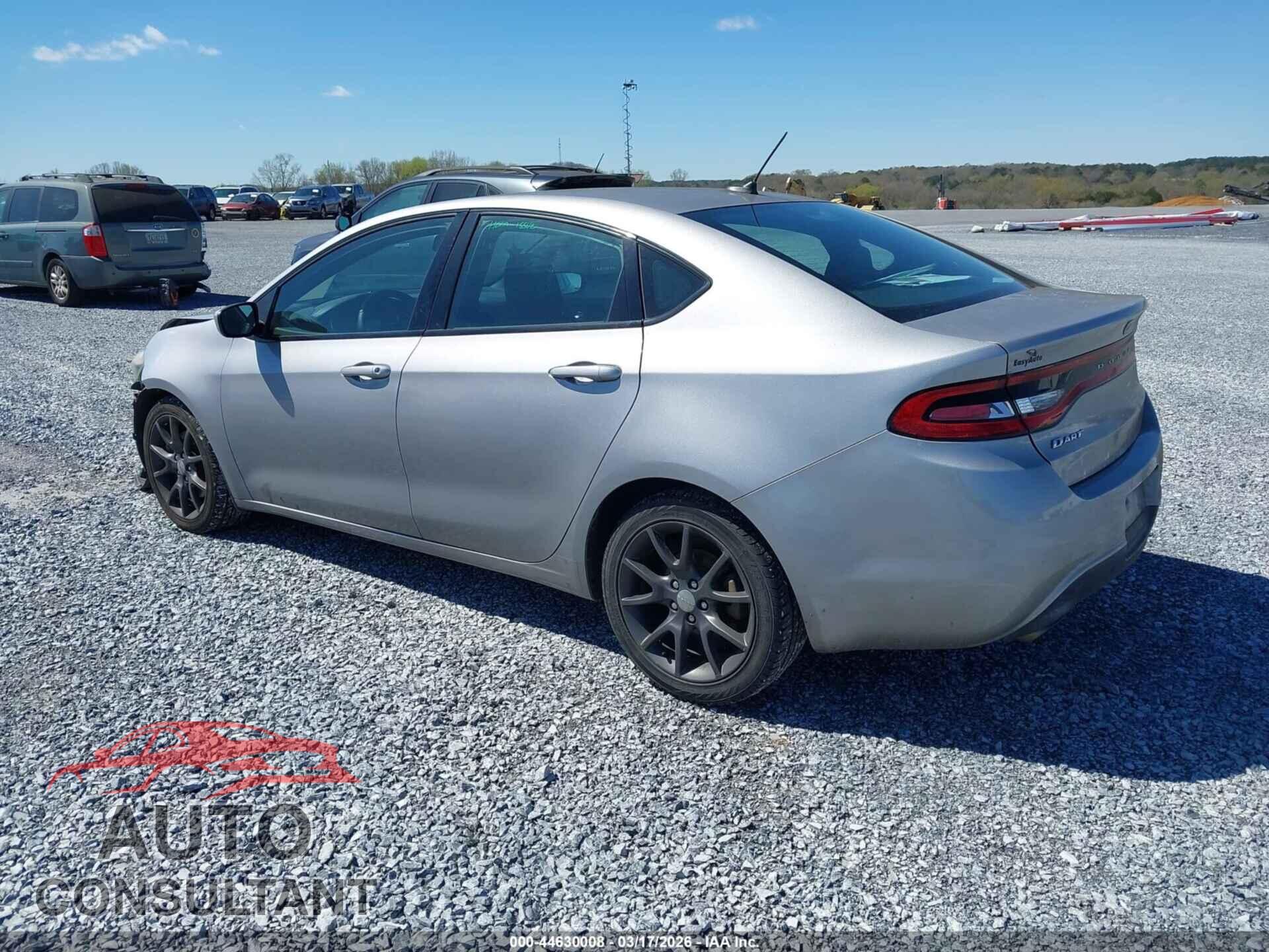 DODGE DART 2015 - 1C3CDFBB9FD268151