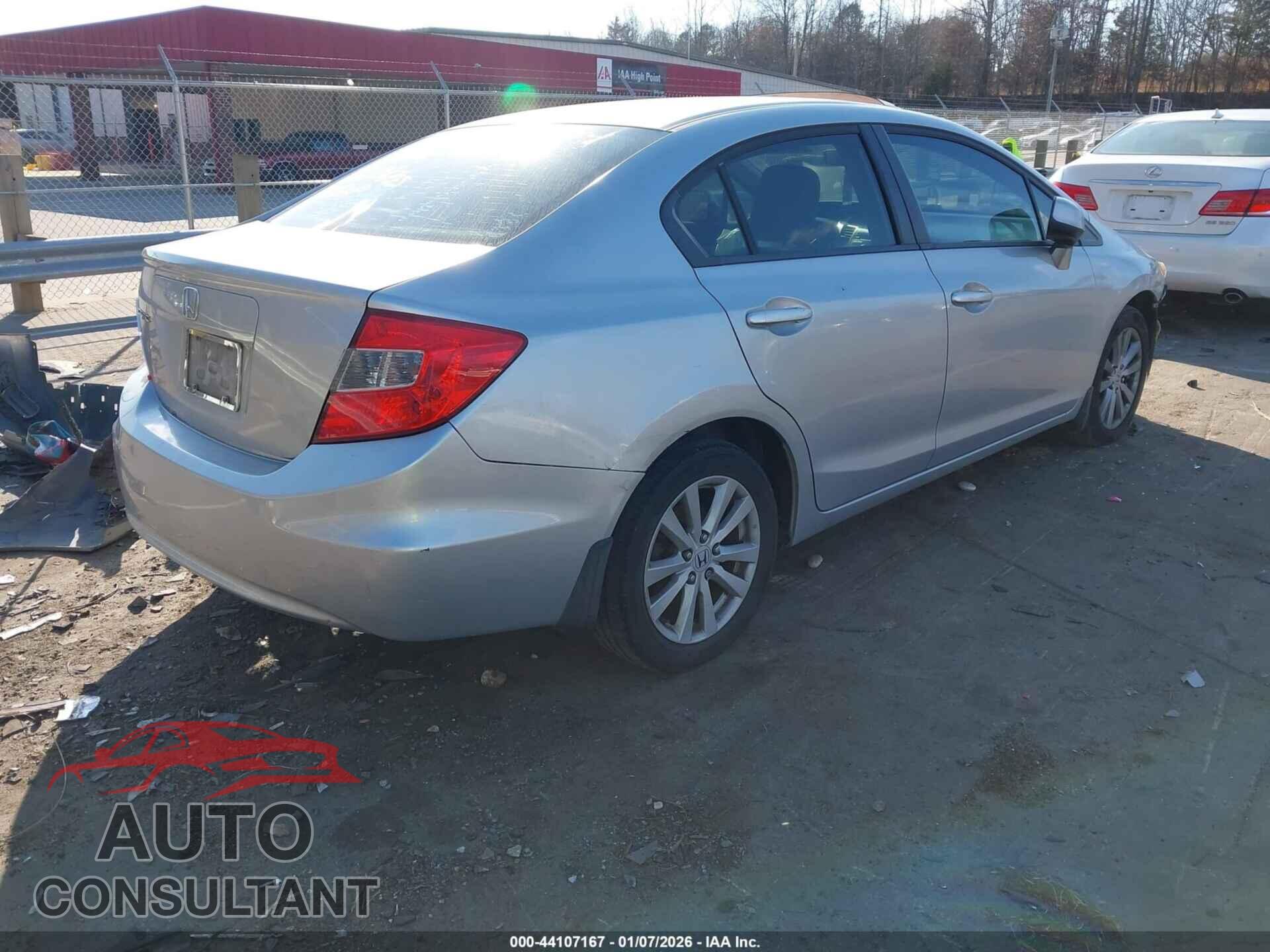 HONDA CIVIC 2012 - 19XFB2F82CE100058