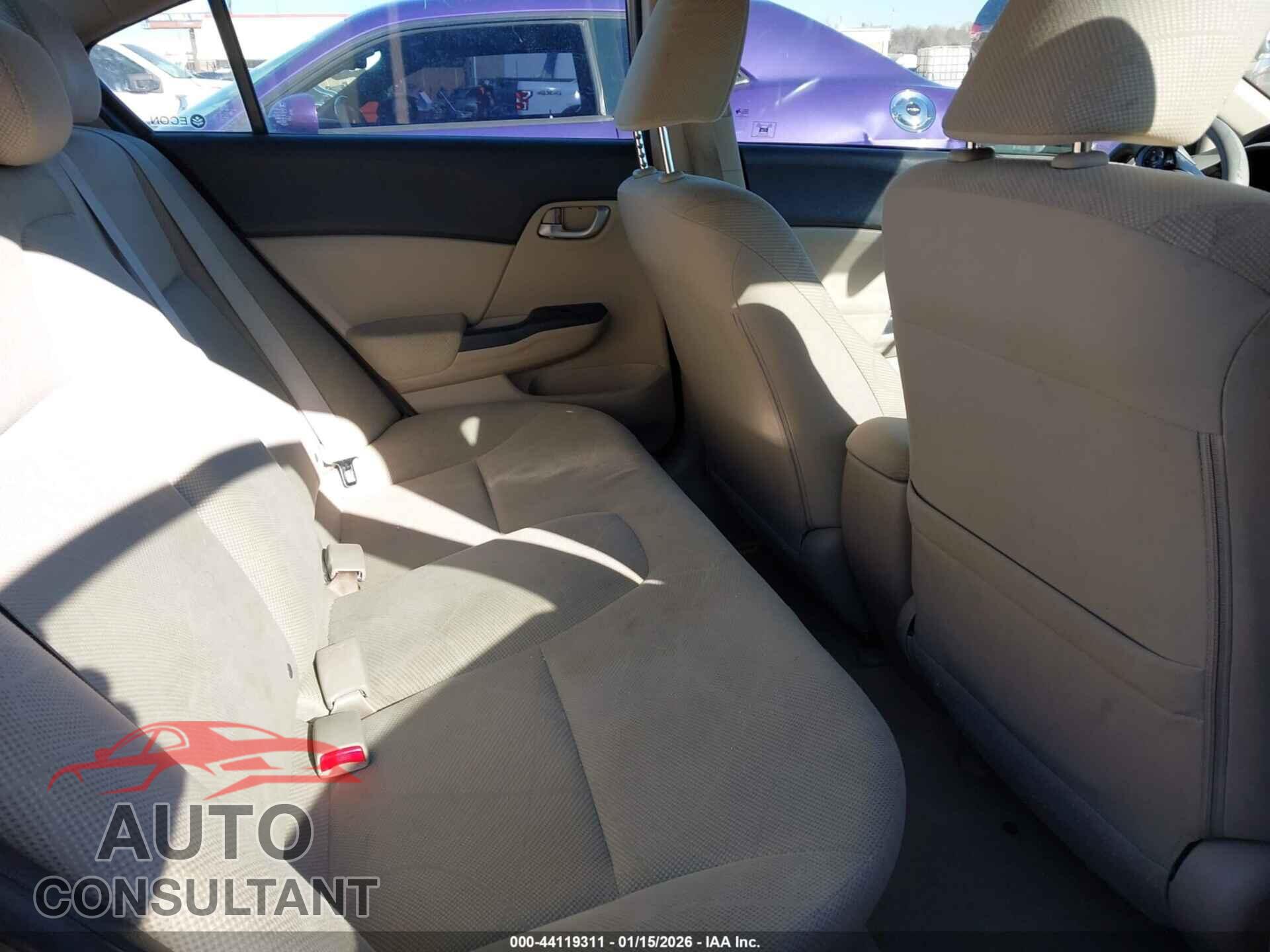 HONDA CIVIC 2012 - JHMFB2F54CS001467