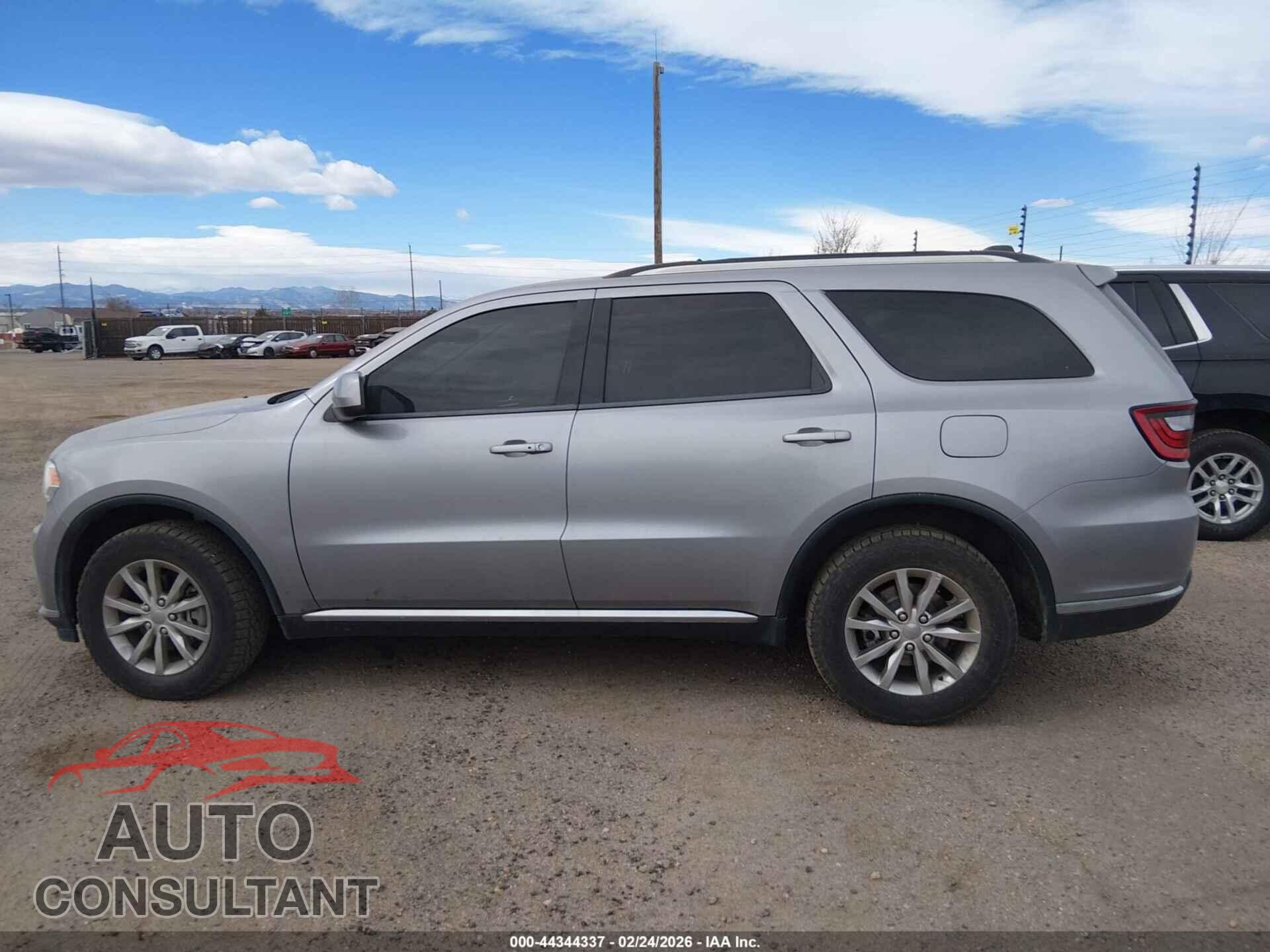 DODGE DURANGO 2017 - 1C4RDJAGXHC816947