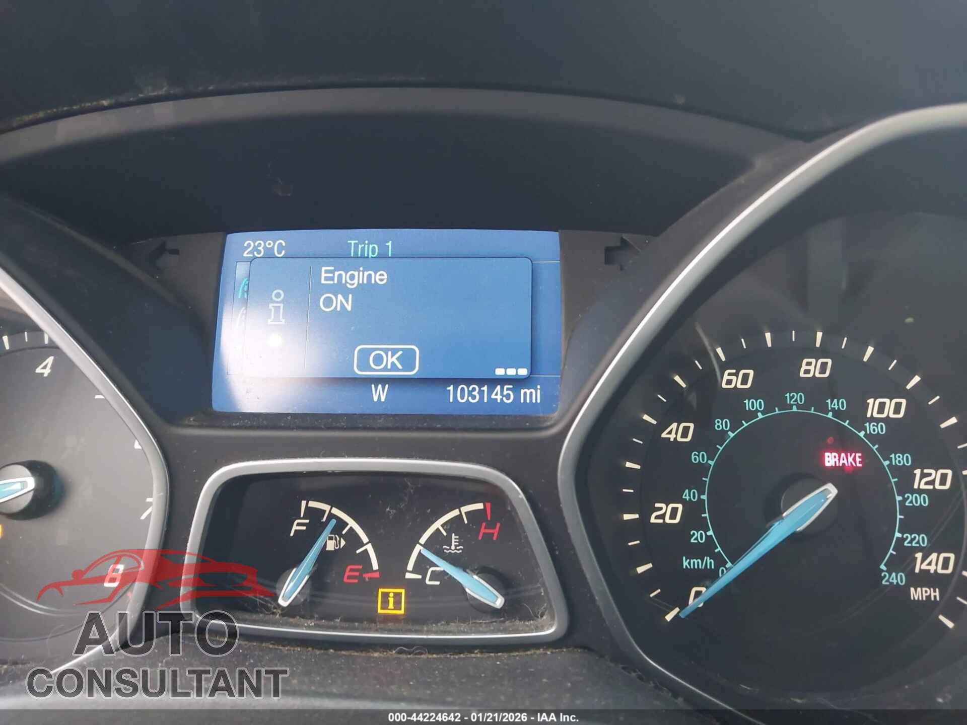 FORD FOCUS 2014 - 1FADP3F26EL164467