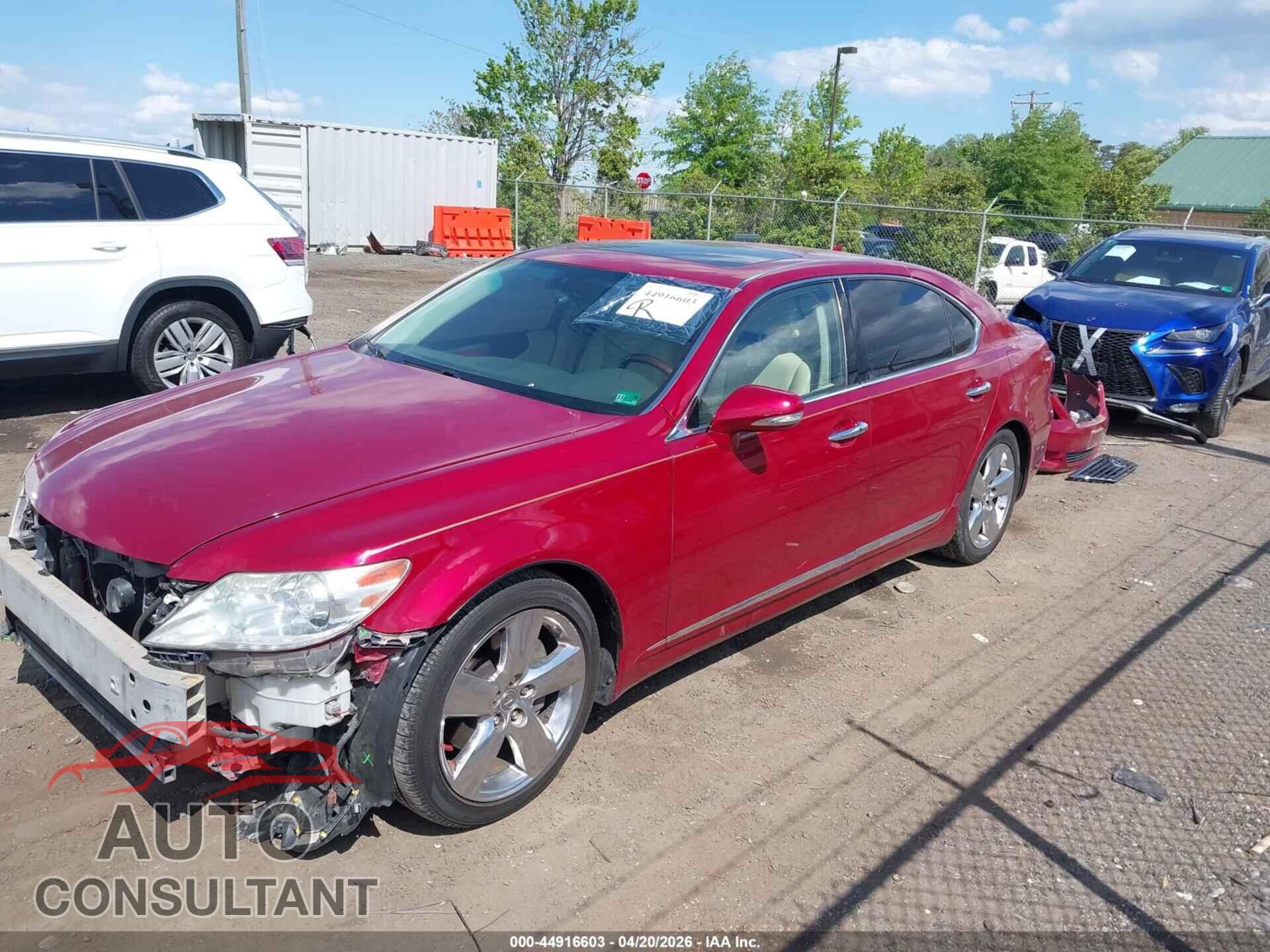 LEXUS LS 460 2011 - JTHGL5EF2B5043324