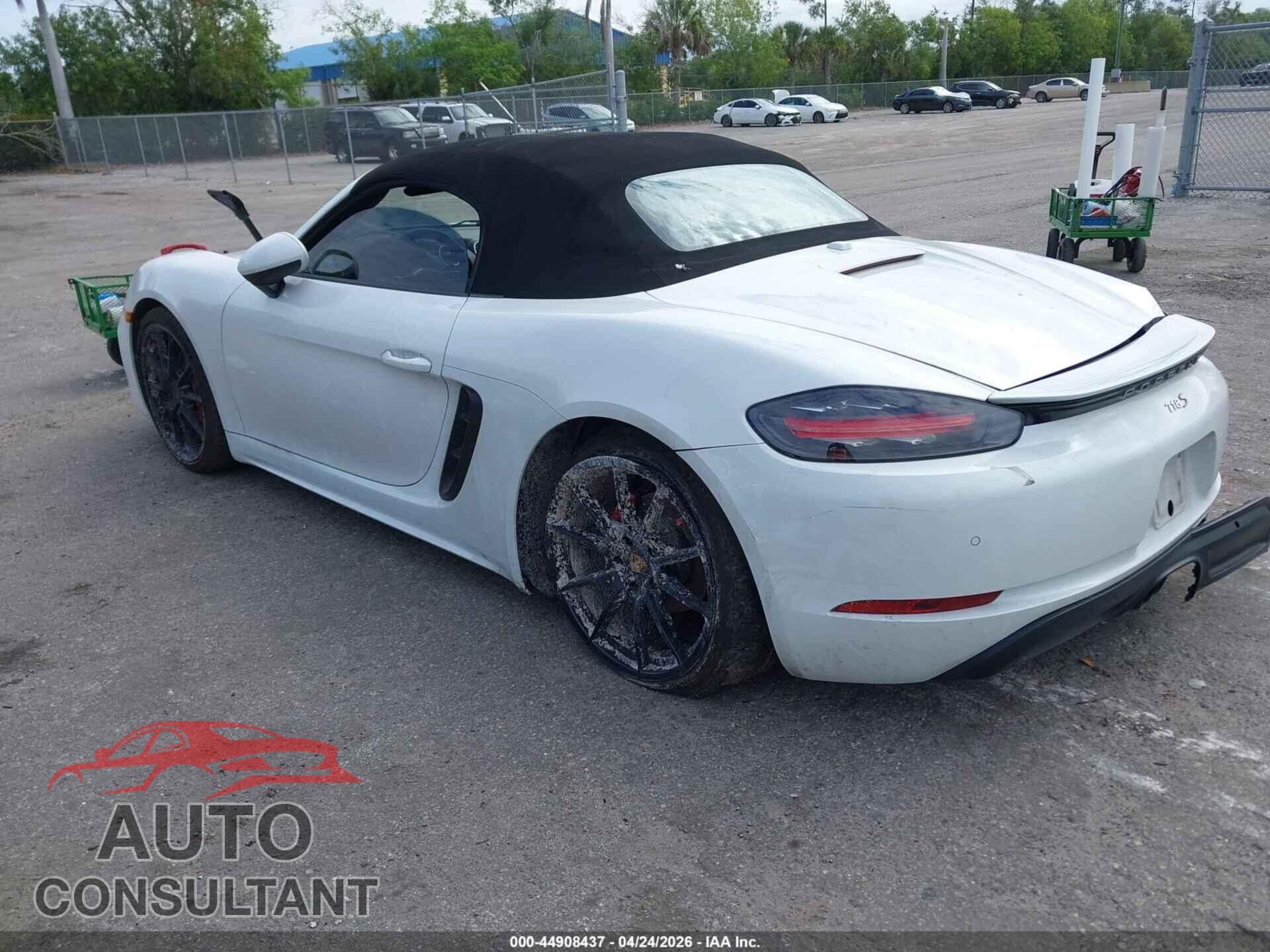PORSCHE 718 BOXSTER 2017 - WP0CB2A89HS240798