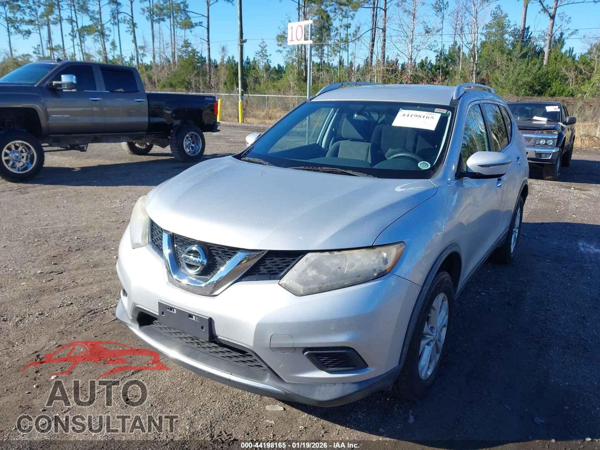 NISSAN ROGUE 2016 - KNMAT2MV4GP625046