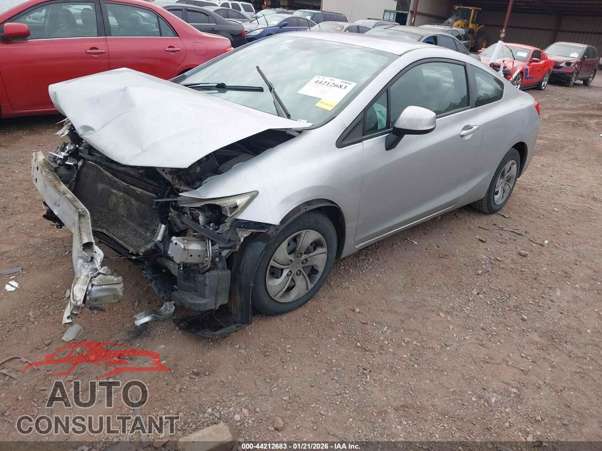 HONDA CIVIC 2013 - 2HGFG3B51DH509453