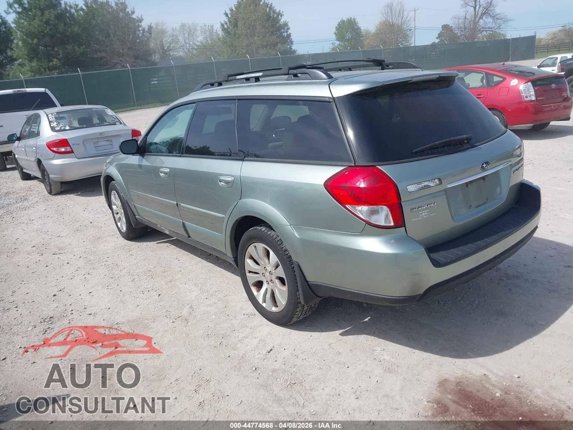 SUBARU OUTBACK 2009 - 4S4BP66C497337960