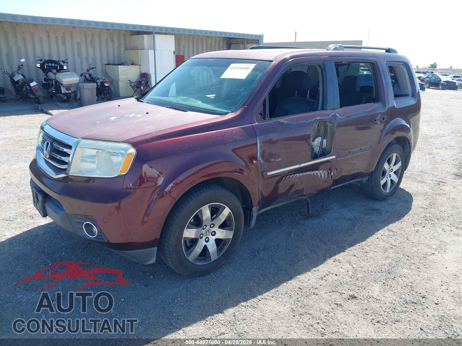 HONDA PILOT 2012 - 5FNYF3H92CB036803