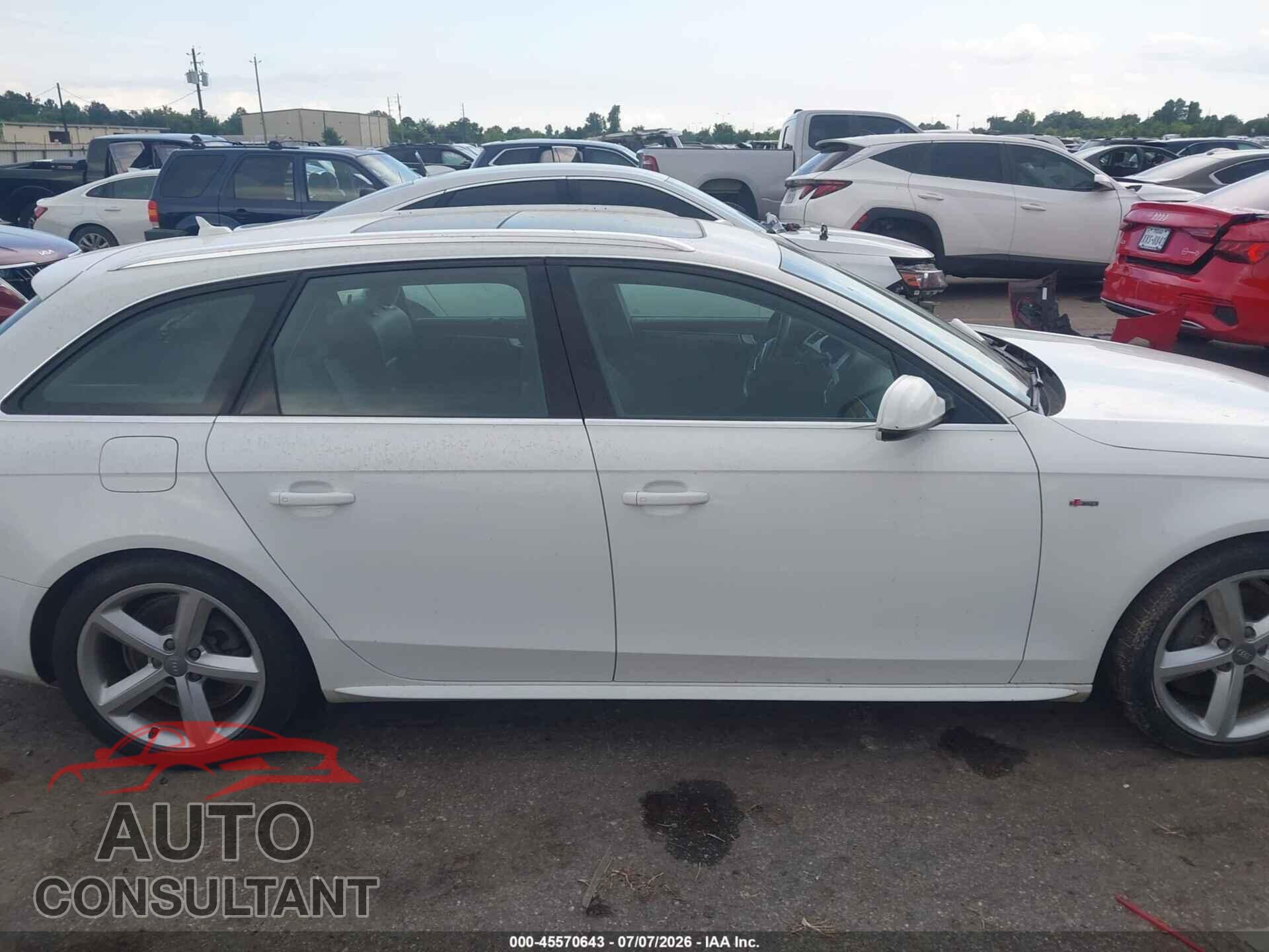 AUDI A4 2012 - WAU4FBFL0CA084488