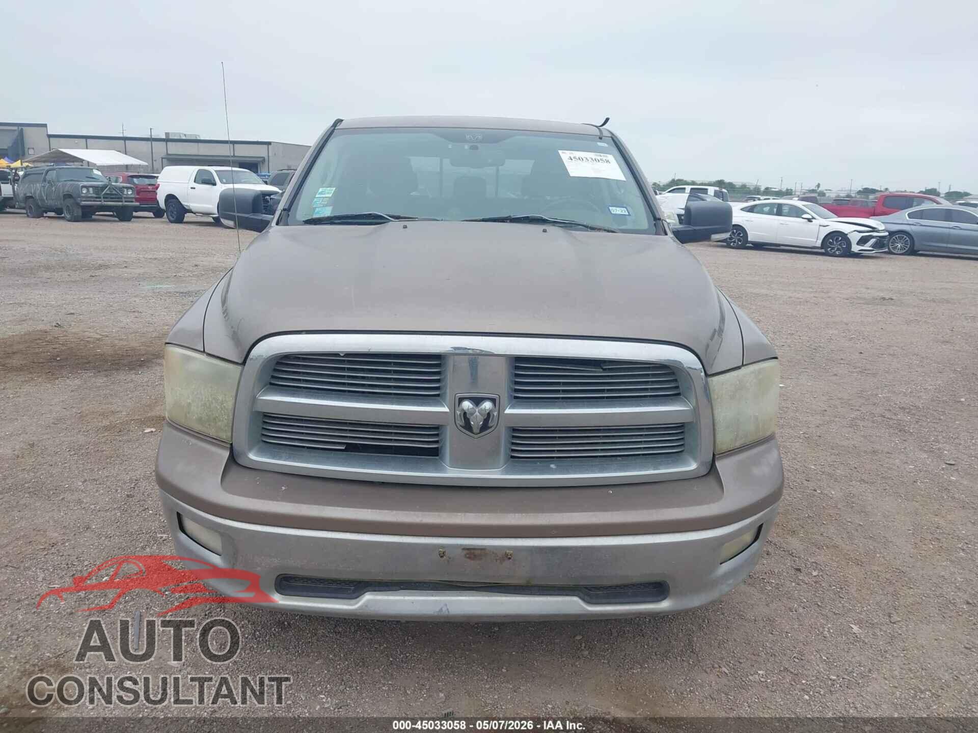 DODGE RAM 1500 2010 - 1D7RB1CT8AS156361