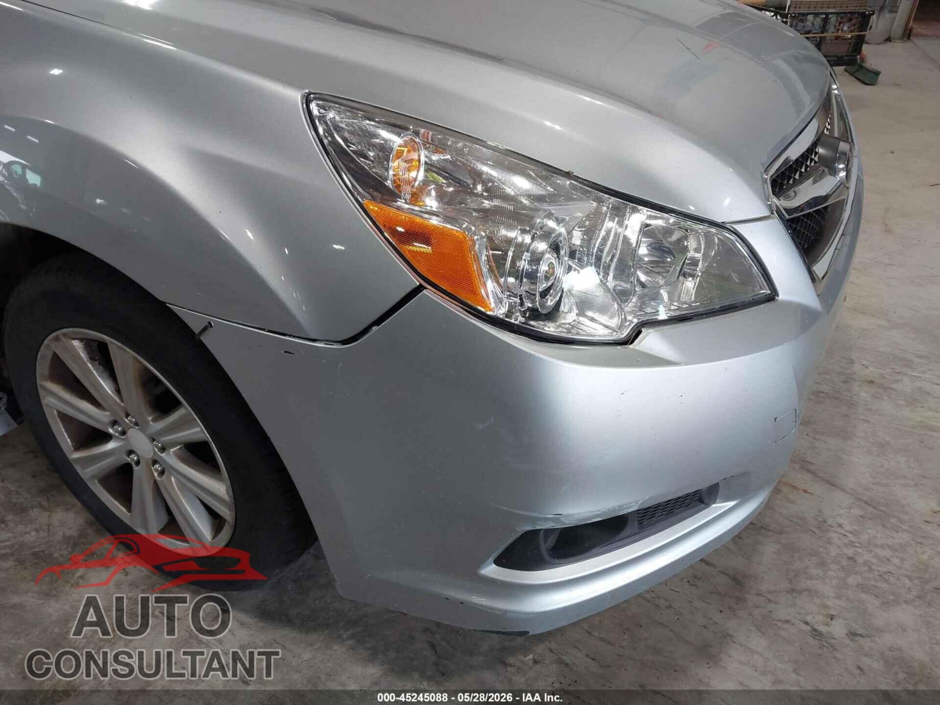 SUBARU LEGACY 2012 - 4S3BMBA61C3029280