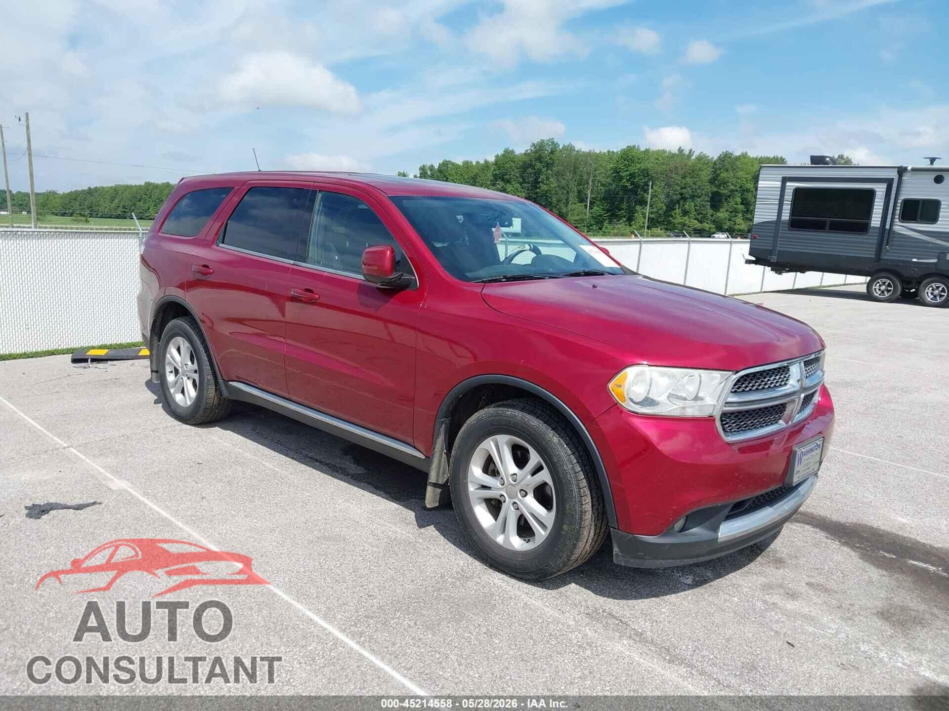 DODGE DURANGO 2013 - 1C4RDJAG3DC535650