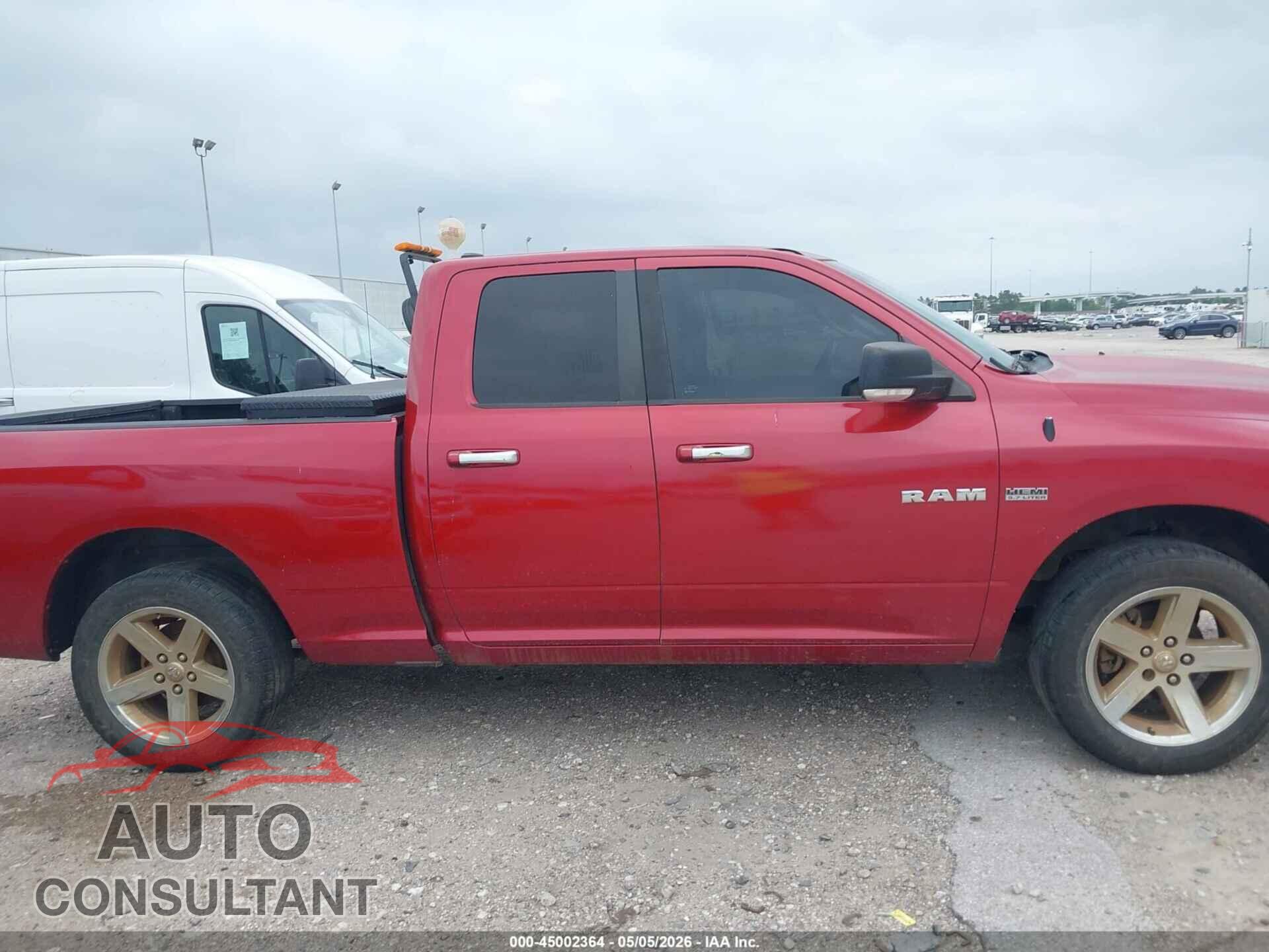 DODGE RAM 1500 2010 - 1D7RB1GT3AS209722