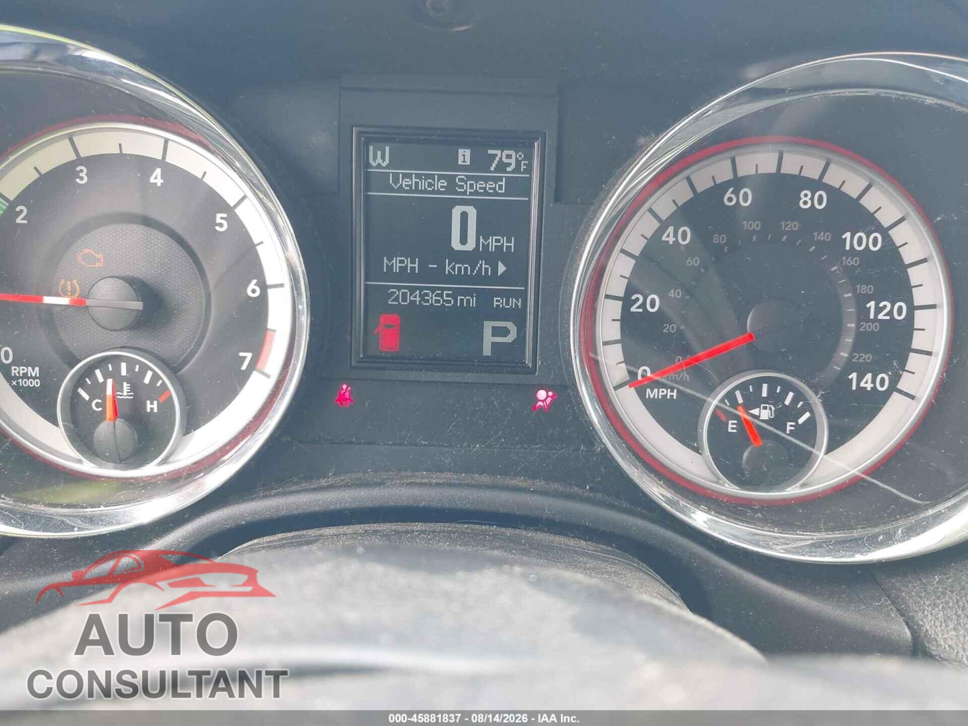 DODGE DURANGO 2011 - 1D4RE4GG5BC692926