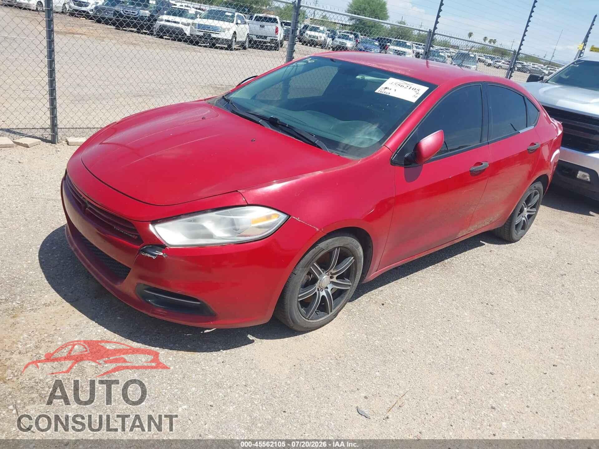 DODGE DART 2013 - 1C3CDFAA2DD345111